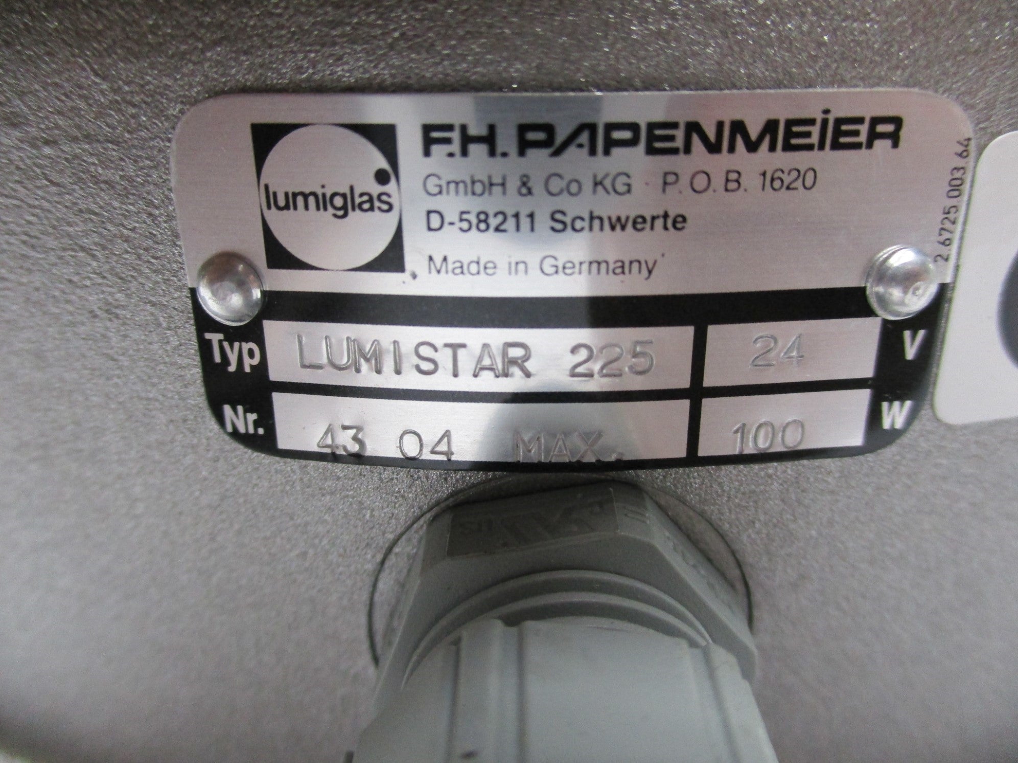 LUMIGLAS 3544.029.00 LUMISTAR-225  NSMP