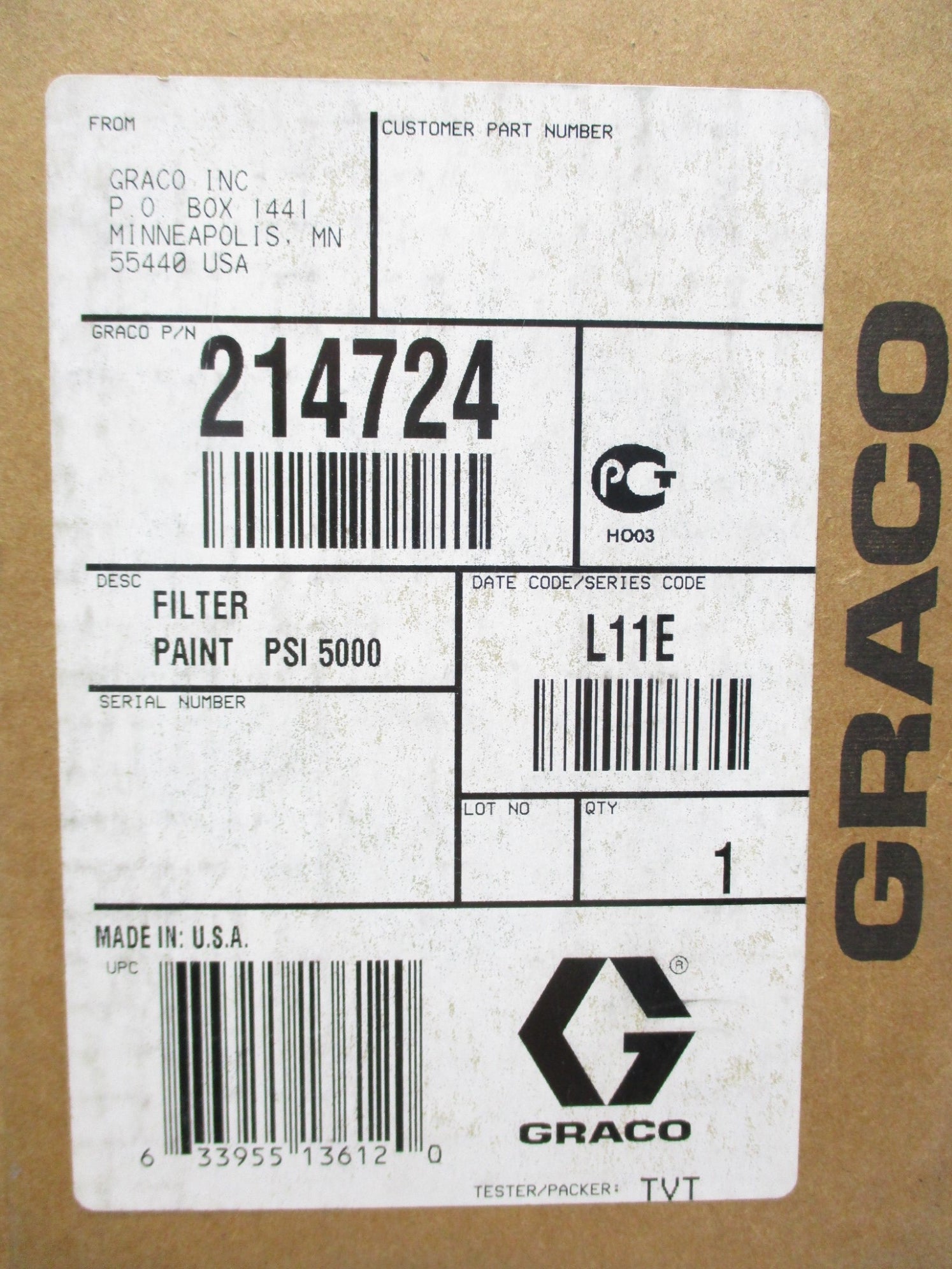 GRACO 214724 NSMP
