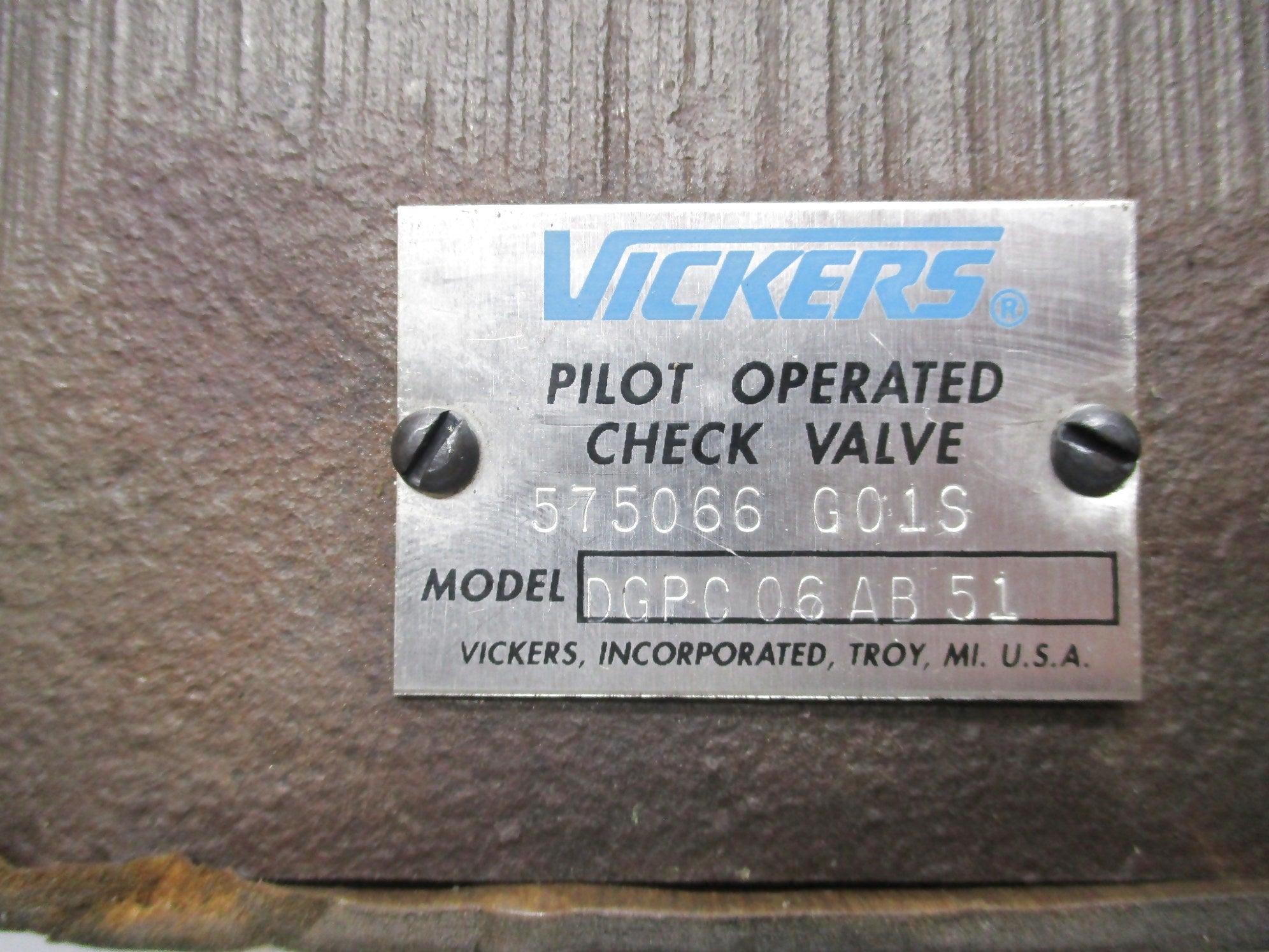 VICKERS DGPC-06-AB-51 575066 NSNP