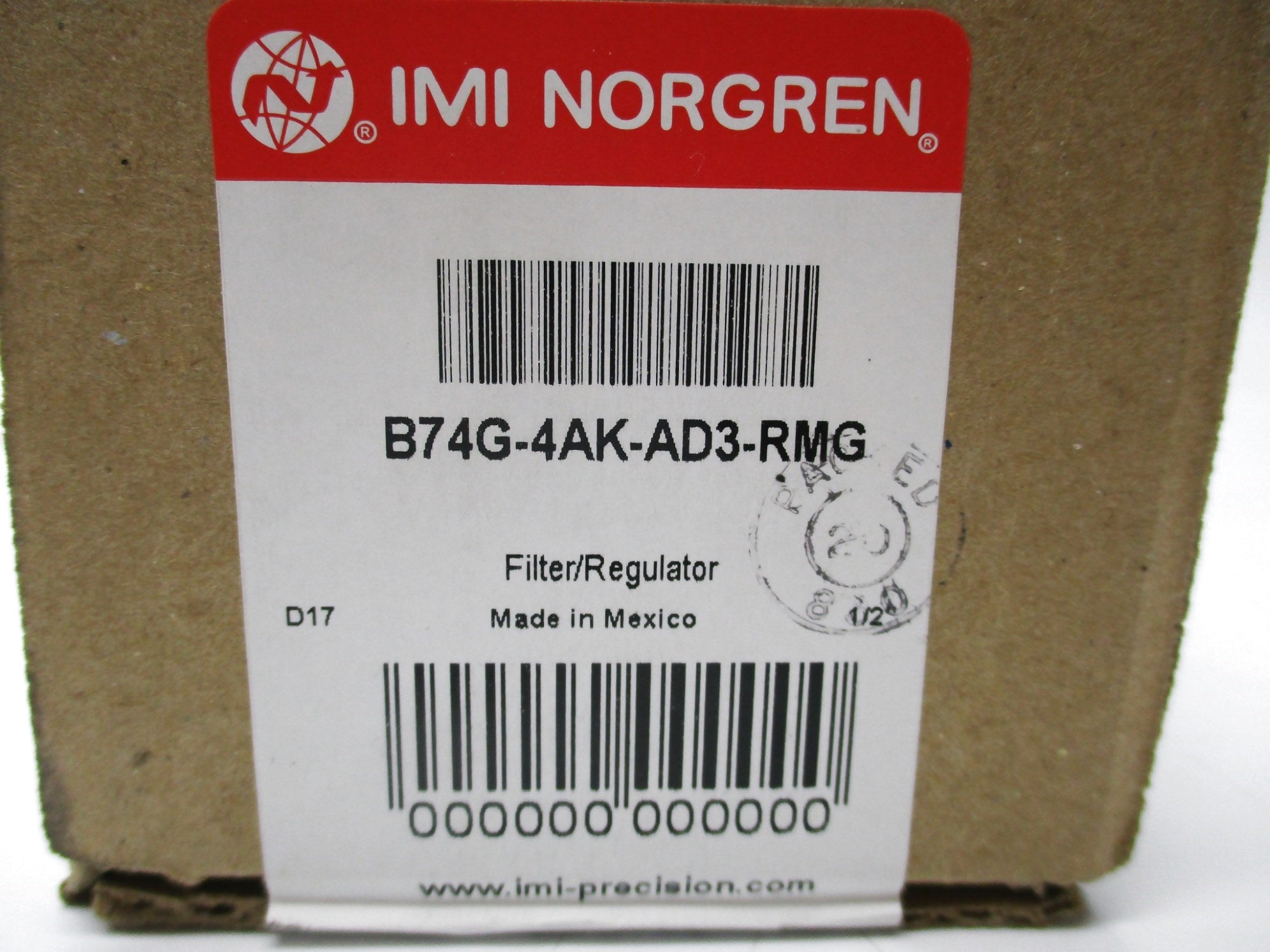 NORGREN B74G-4AK-AD3-RMG 250PSI NSMP