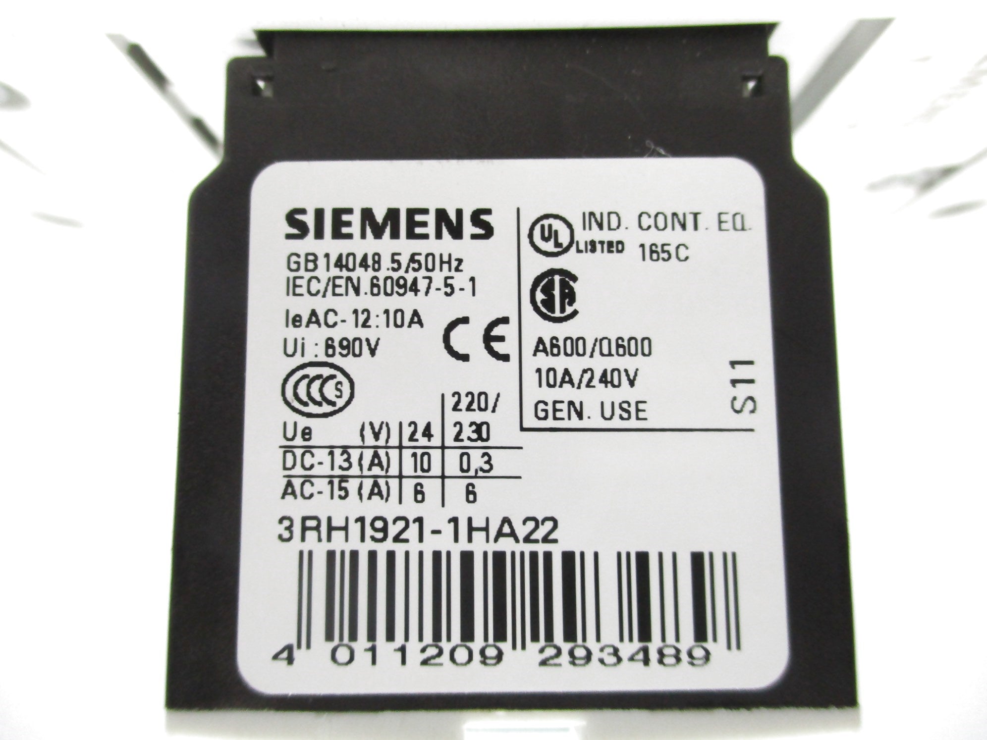 SIEMENS 3RT1044-1BB44 UNMP