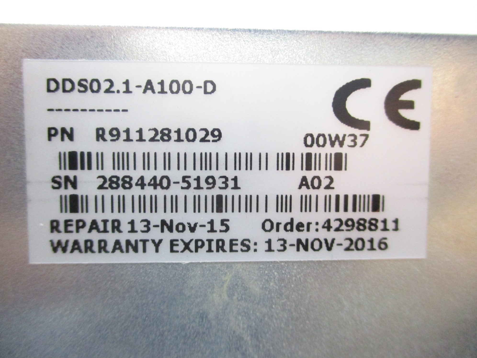 INDRAMAT DDS02.1-A100-D REMAN