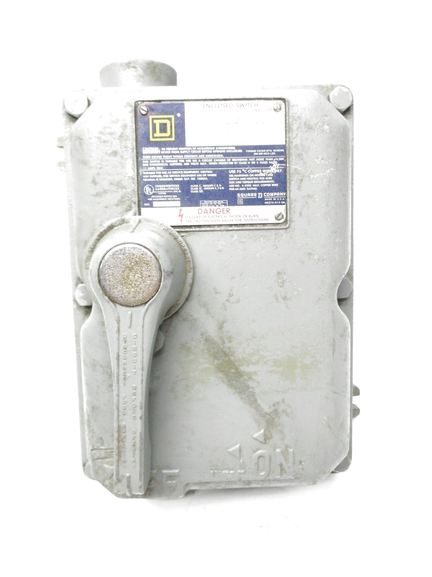 SQUARE D H-60-XFA UNMP