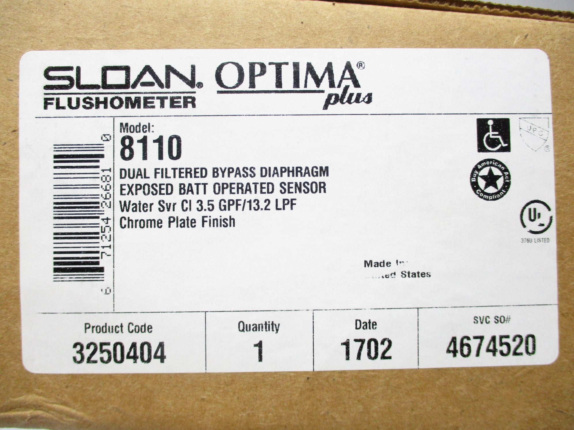 SLOAN 8110 NSMP