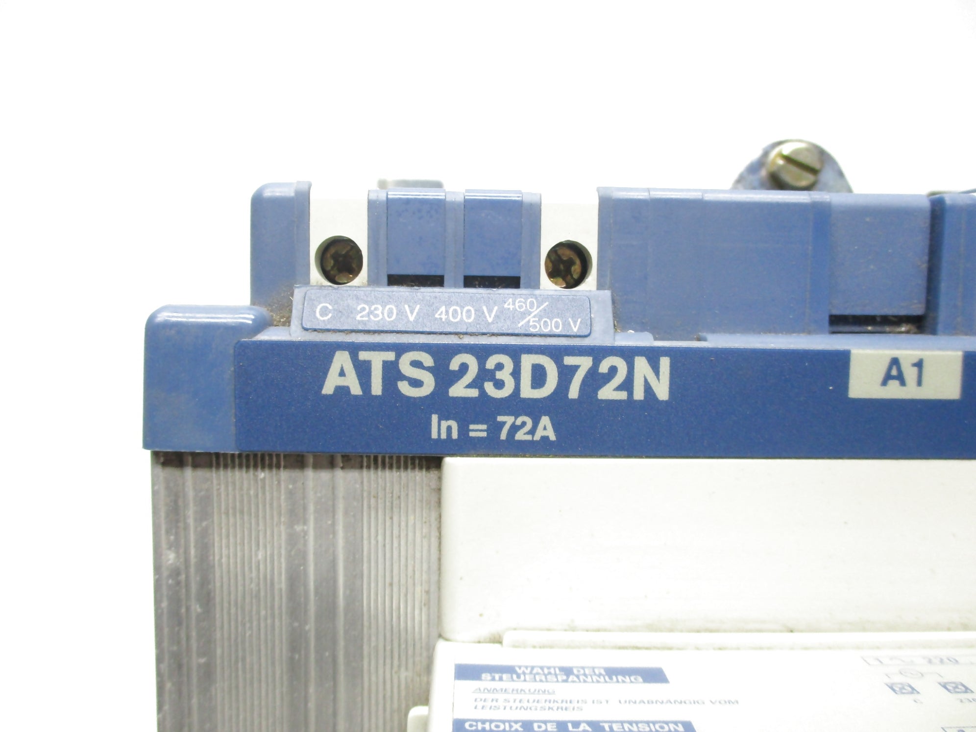 TELEMECANIQUE ATS23.D72N (AS PICTURED) NSNP