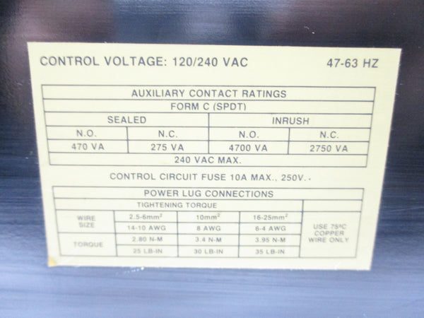 ALLEN BRADLEY 150-A54NBD SER. B NSNP