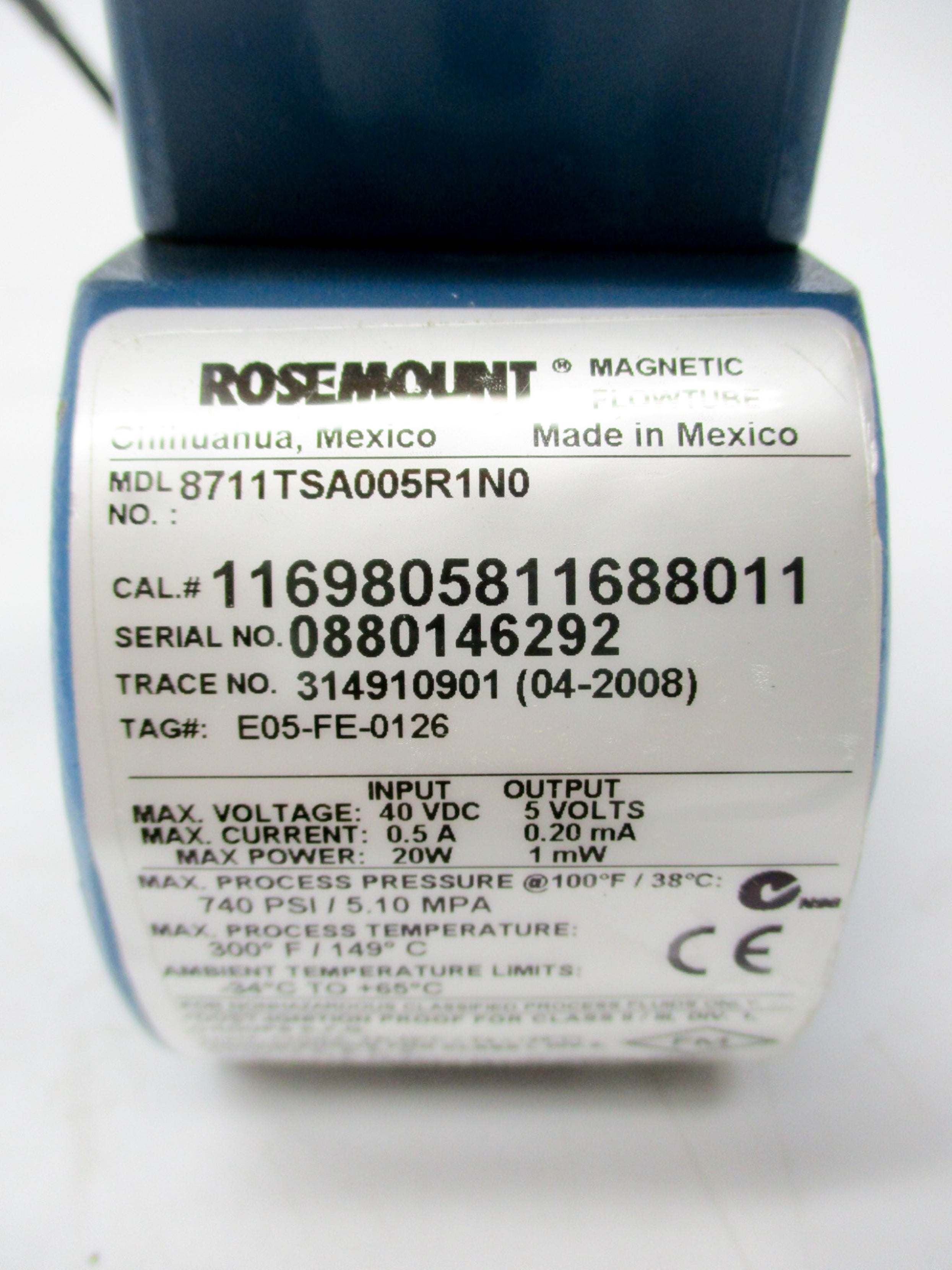 ROSEMOUNT 8711TSA005R1N0 NSMP