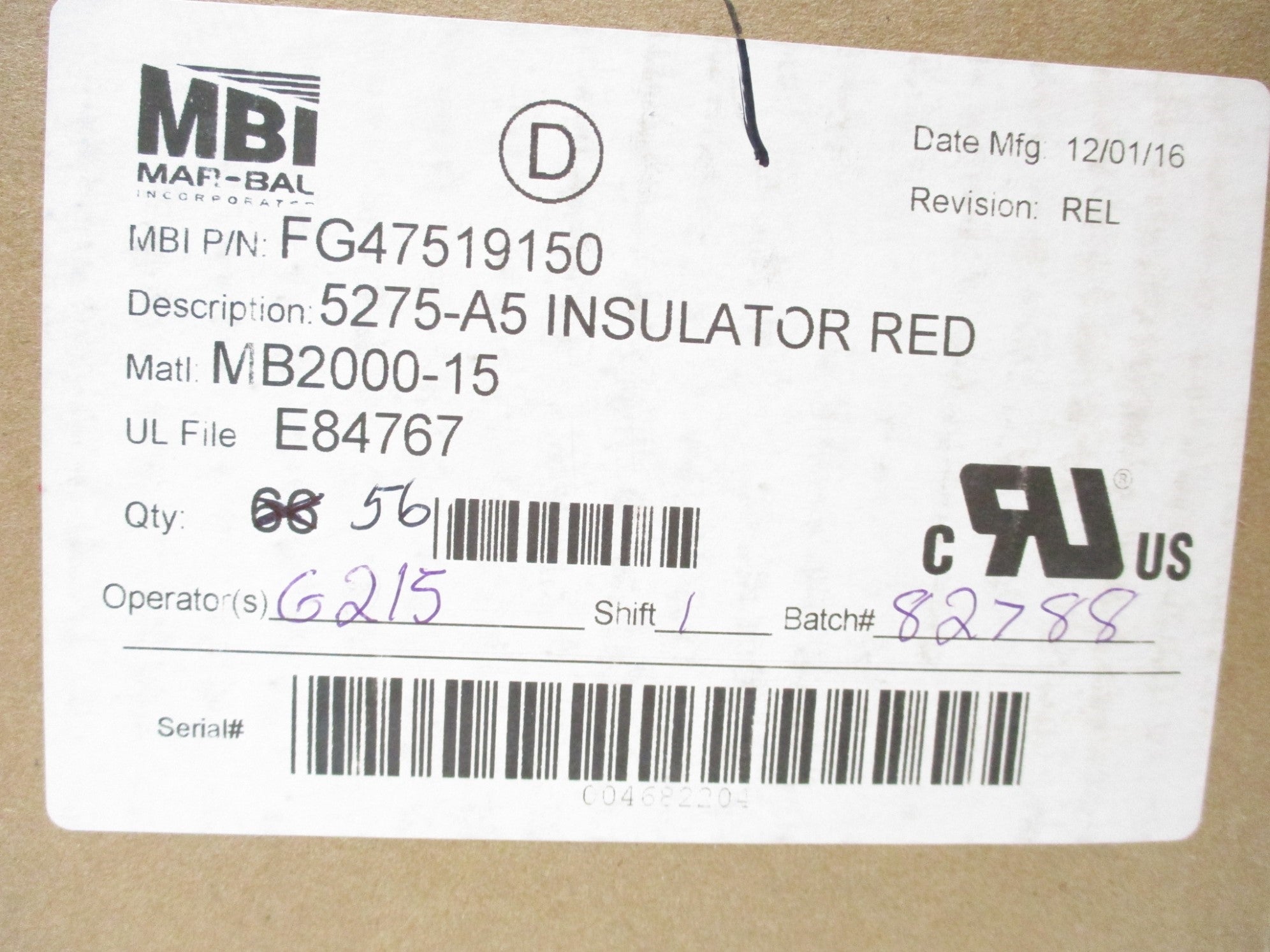 MBI FG47519150 NSMP