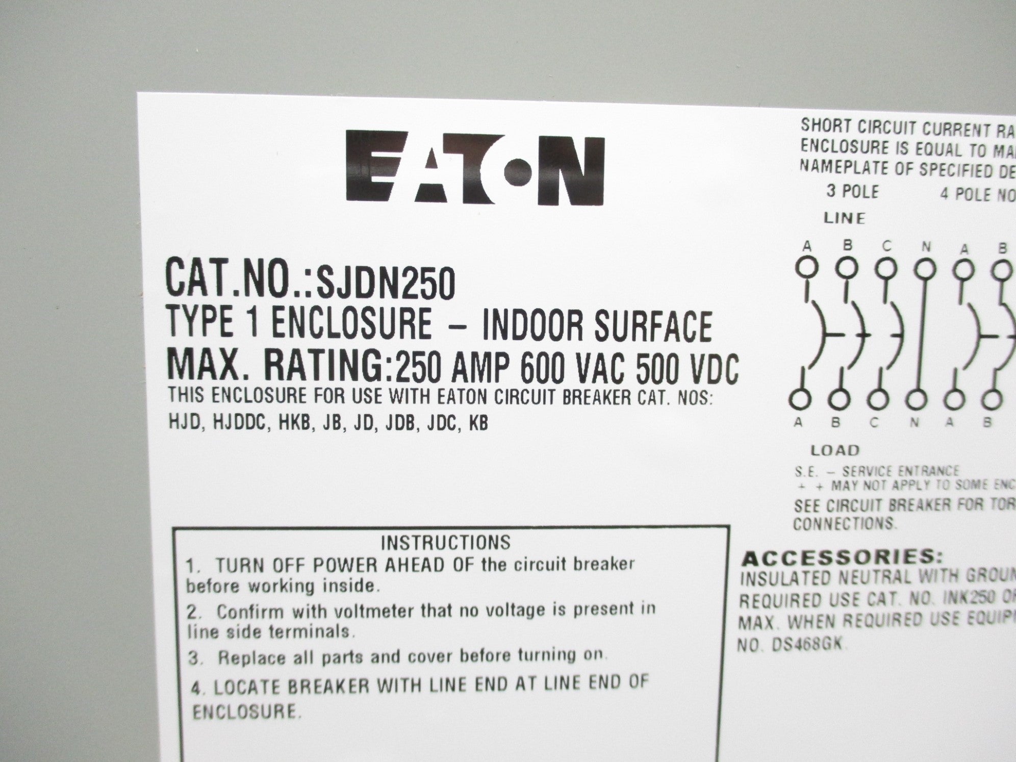 EATON SJDN250 NSMP