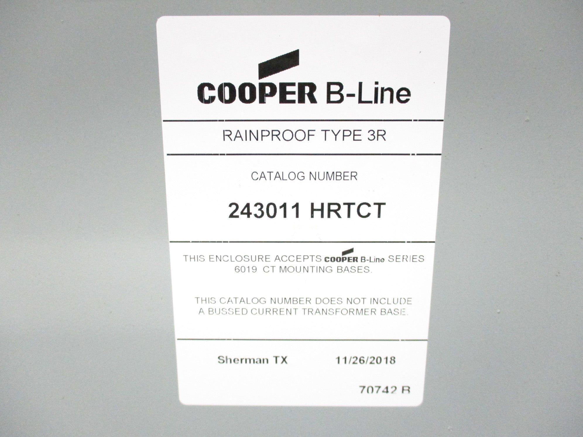COOPER 243011HRTCT NSMP