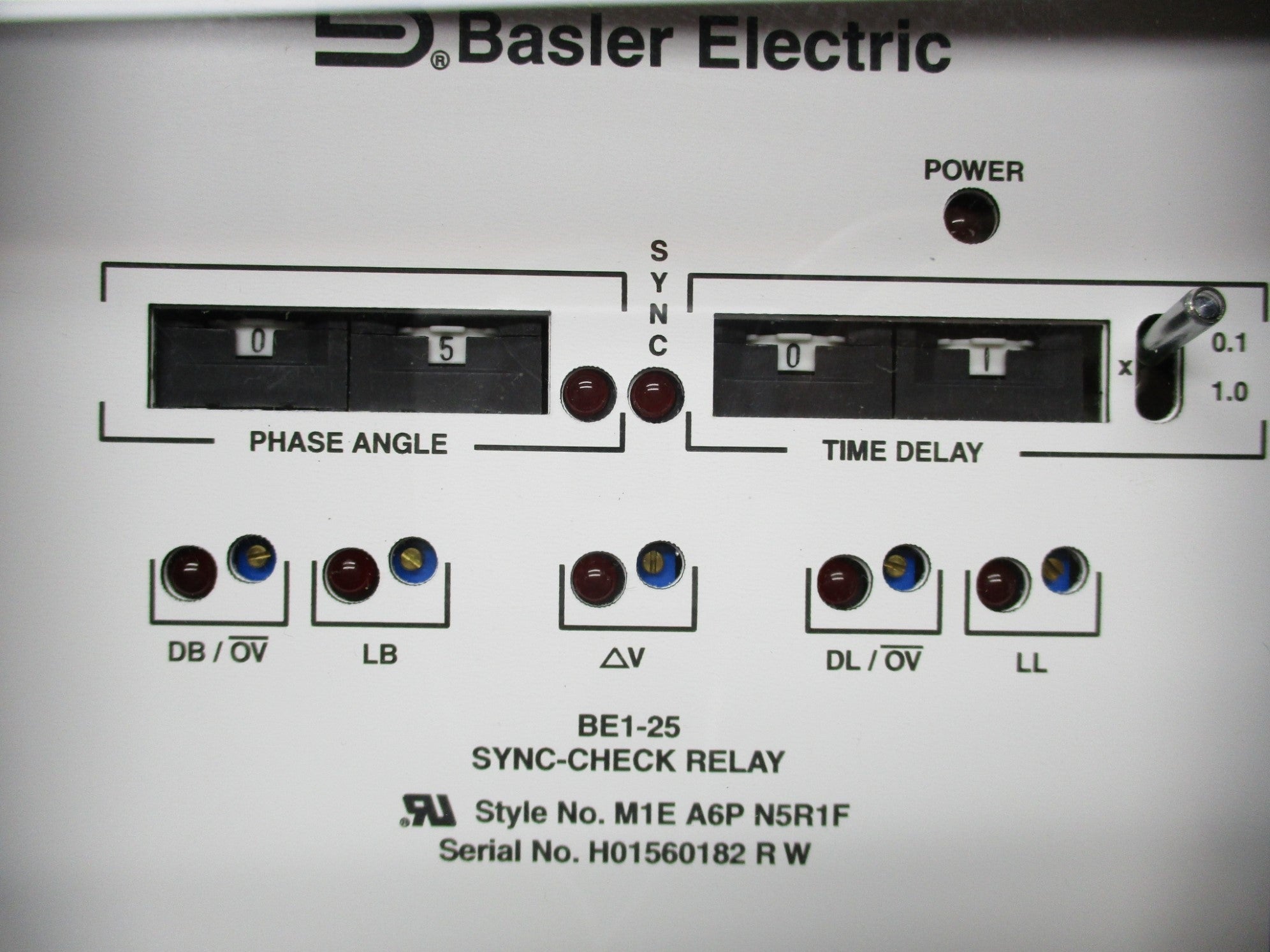 BASLER ELECTRIC BE1-25 M1EA6PN5R1F NSMP