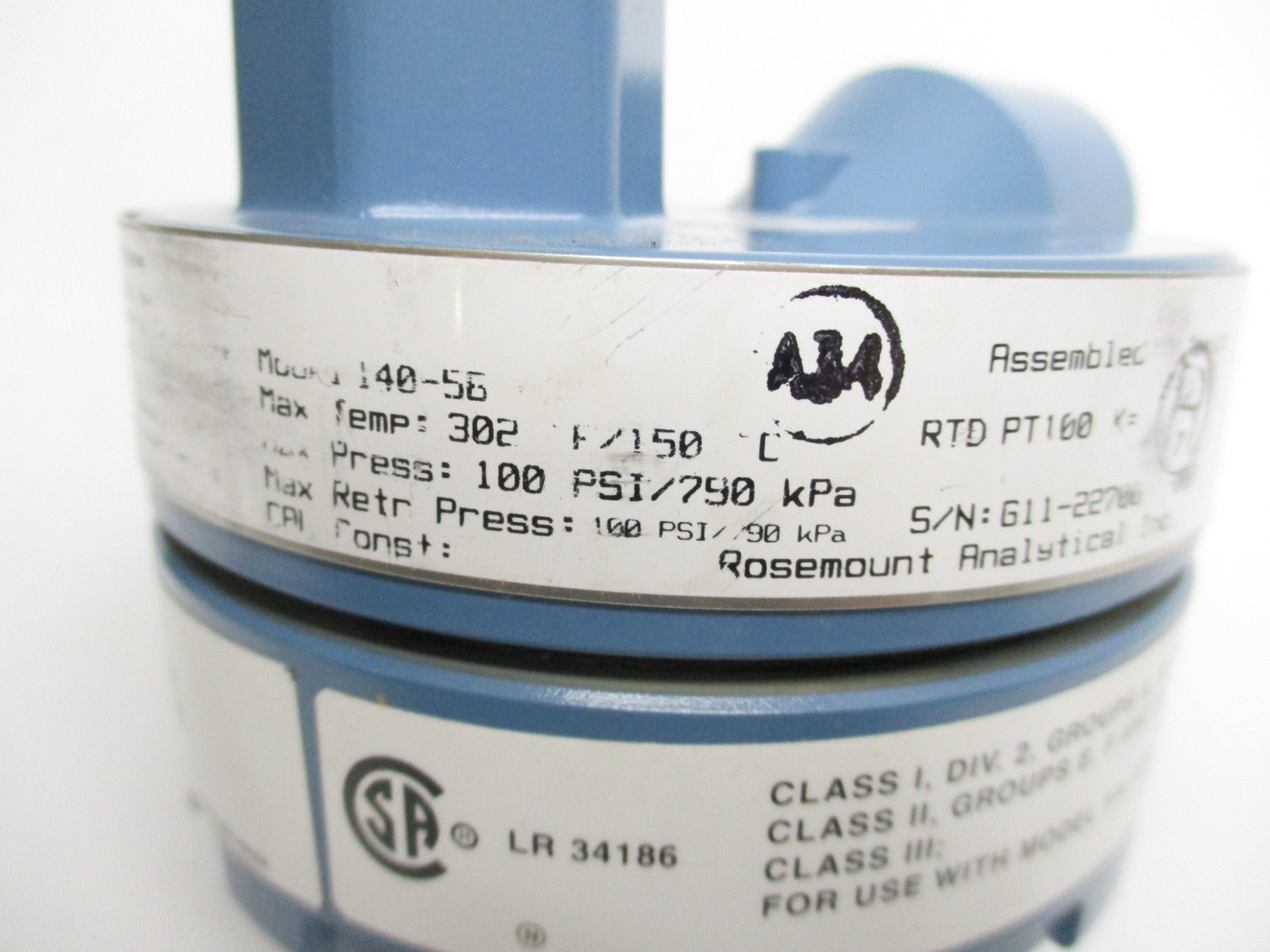 ROSEMOUNT 140-56 100PSI NSNP