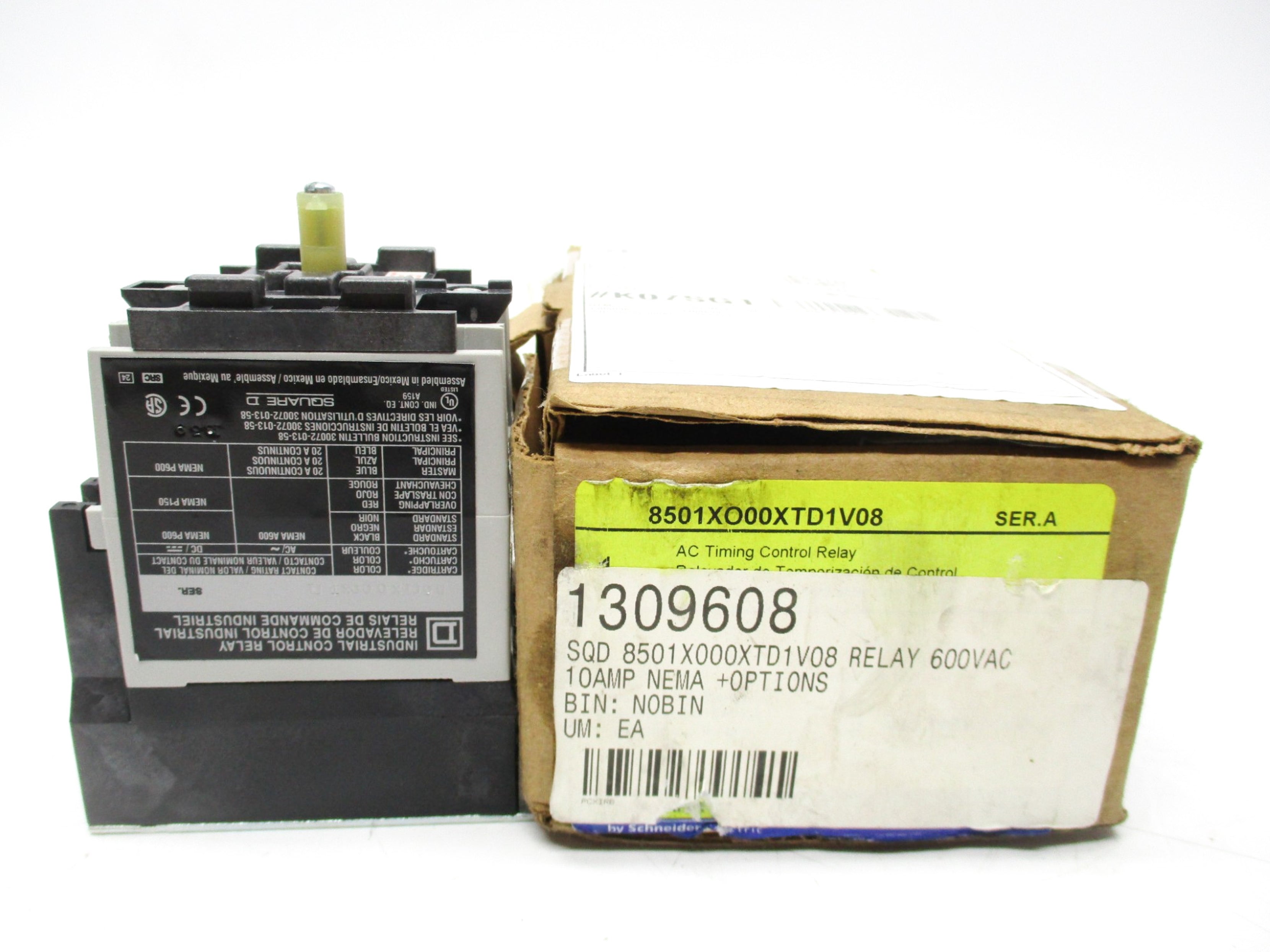 SQUARED D 8501XO00XTD1V08 SER. A NSMP