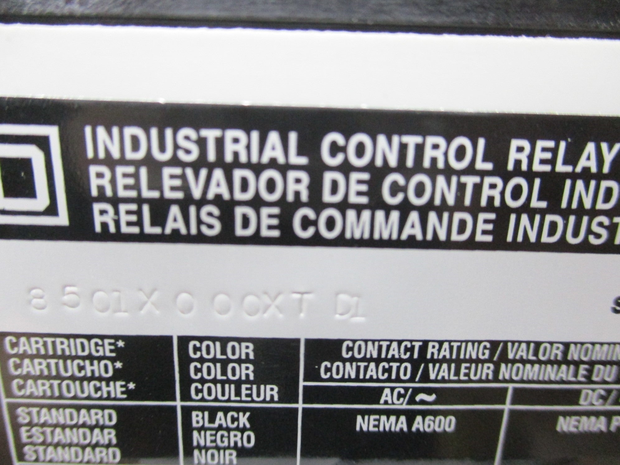 SQUARED D 8501XO00XTD1V08 SER. A NSMP