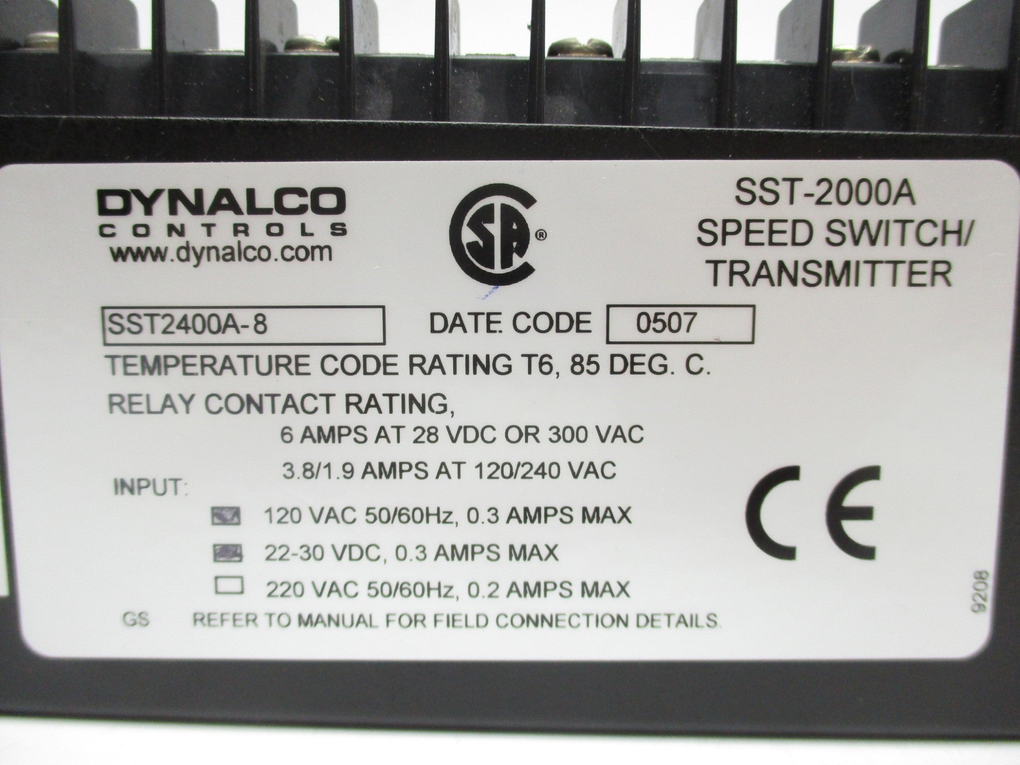 DYNALCO SST2400A-8 UNMP