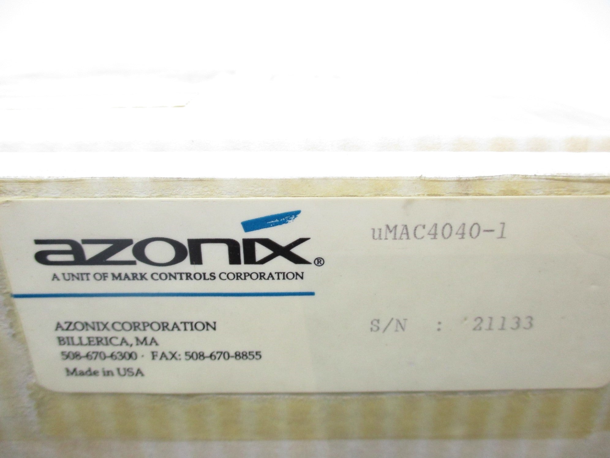 AZONIX UMAC4040-1 NSMP