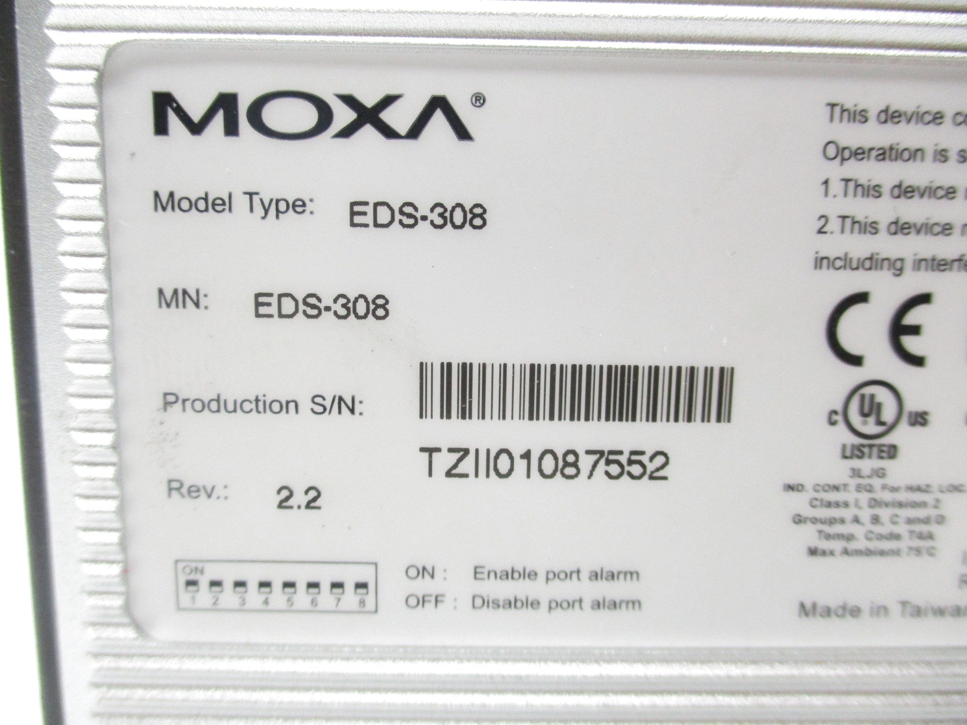 MOXA EDS-308 NSNP