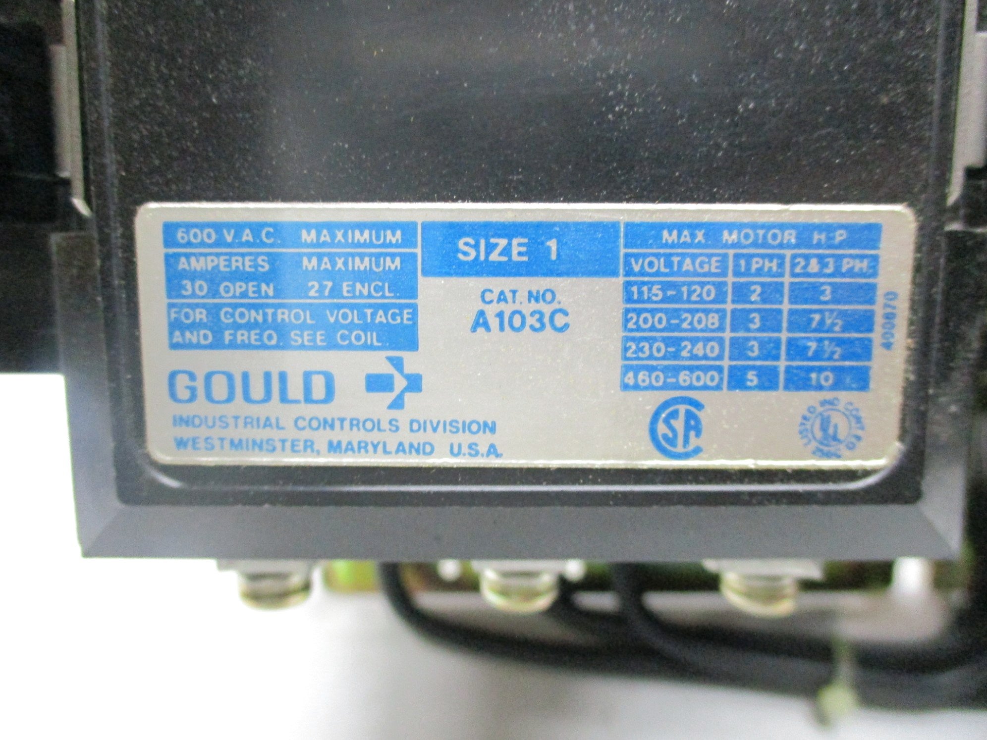 GOULD A822C148A1S NSMP