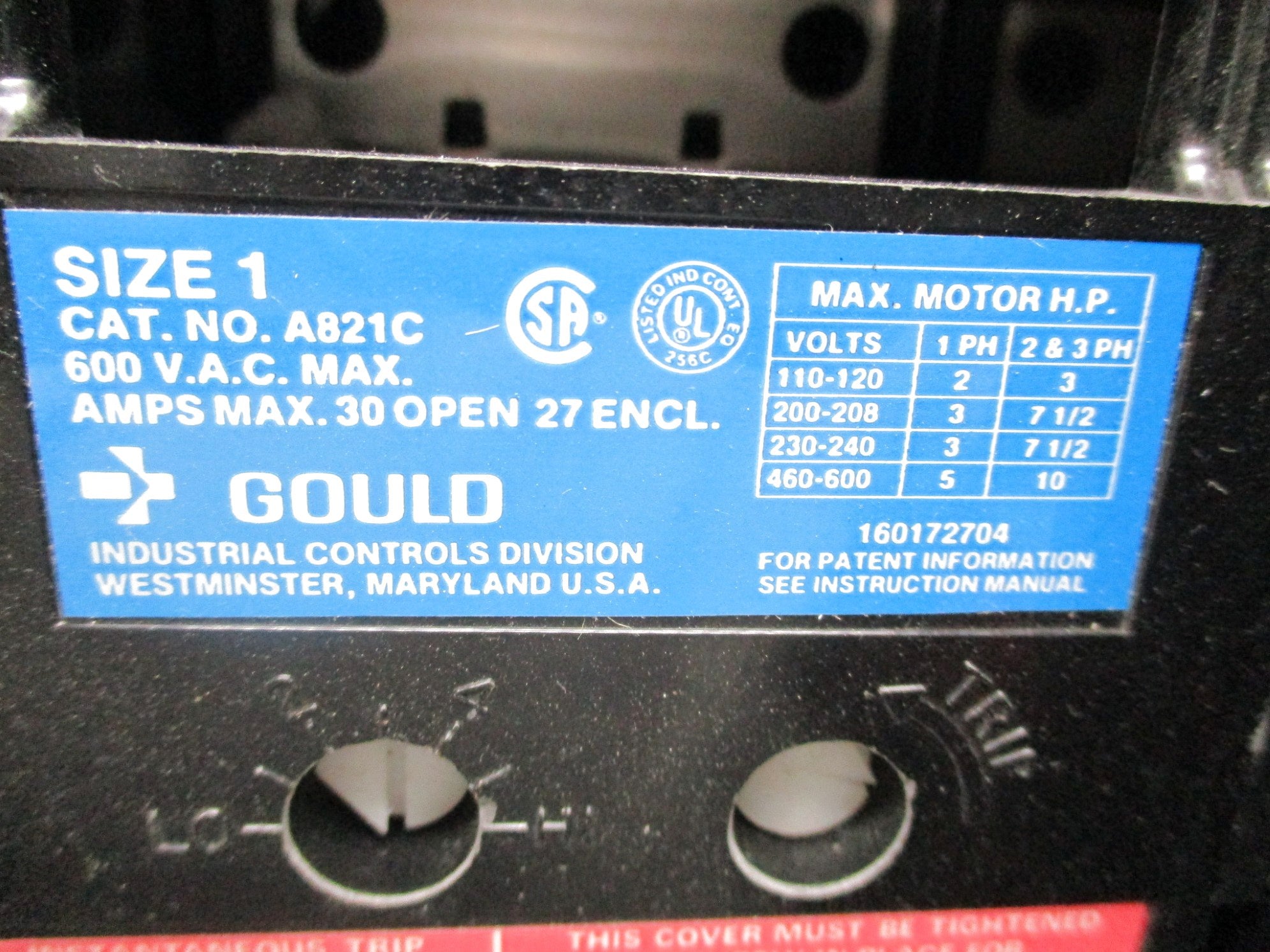 GOULD A822C148A1S NSMP