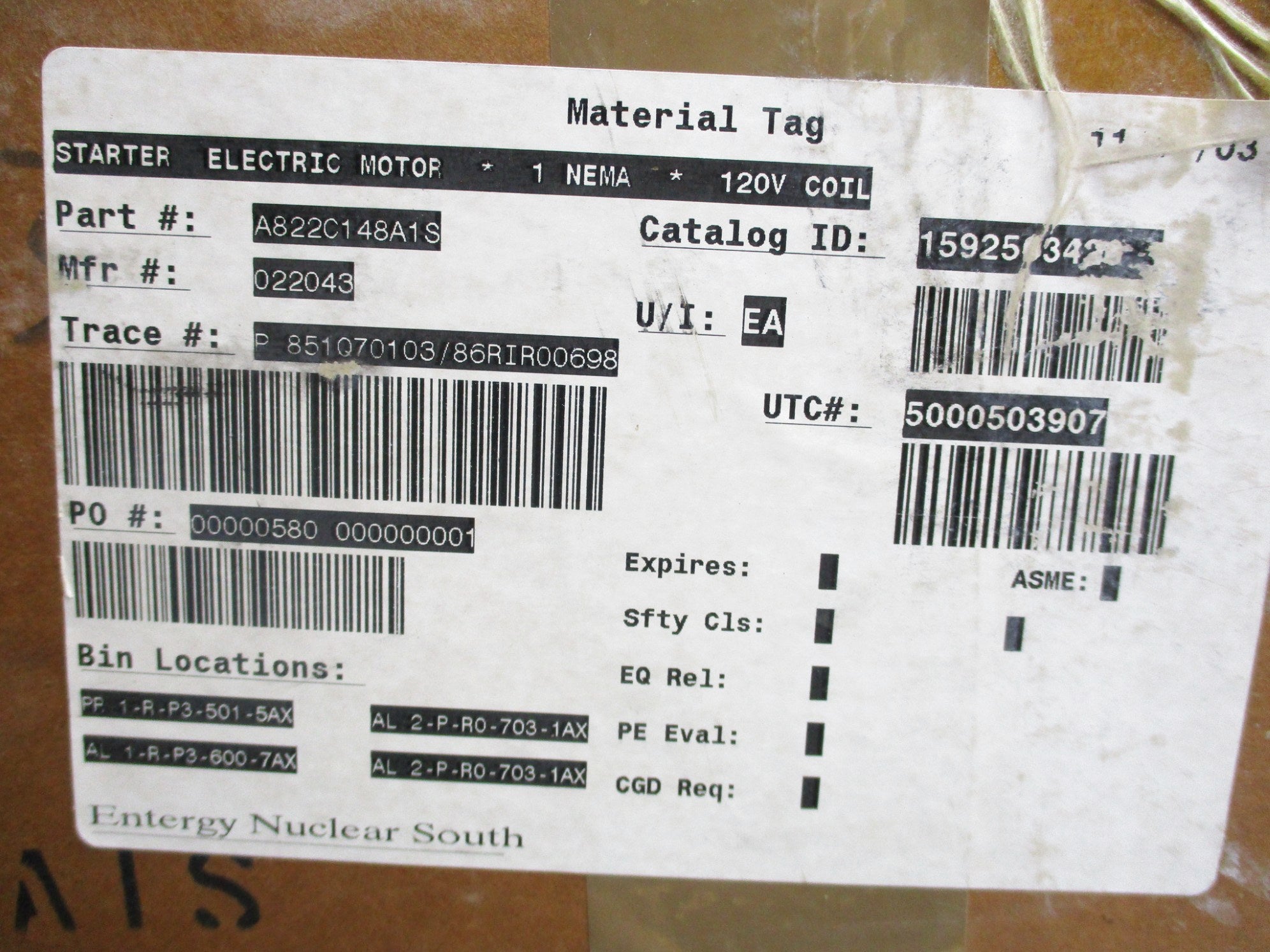 GOULD A822C148A1S NSMP