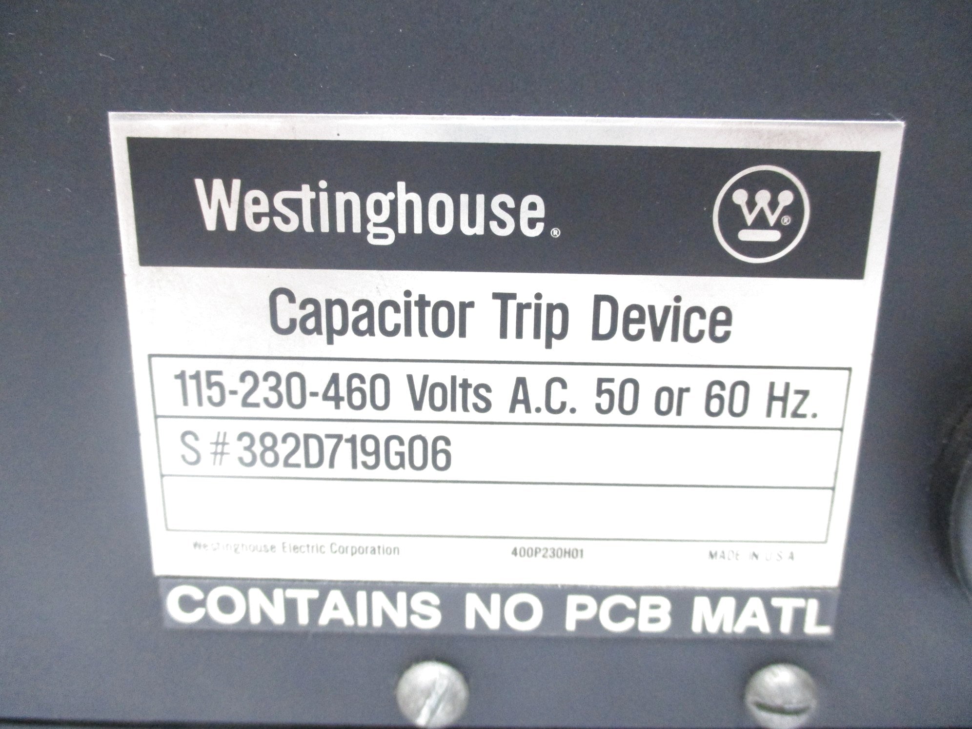 WESTINGHOUSE 382D719G06 NSNP