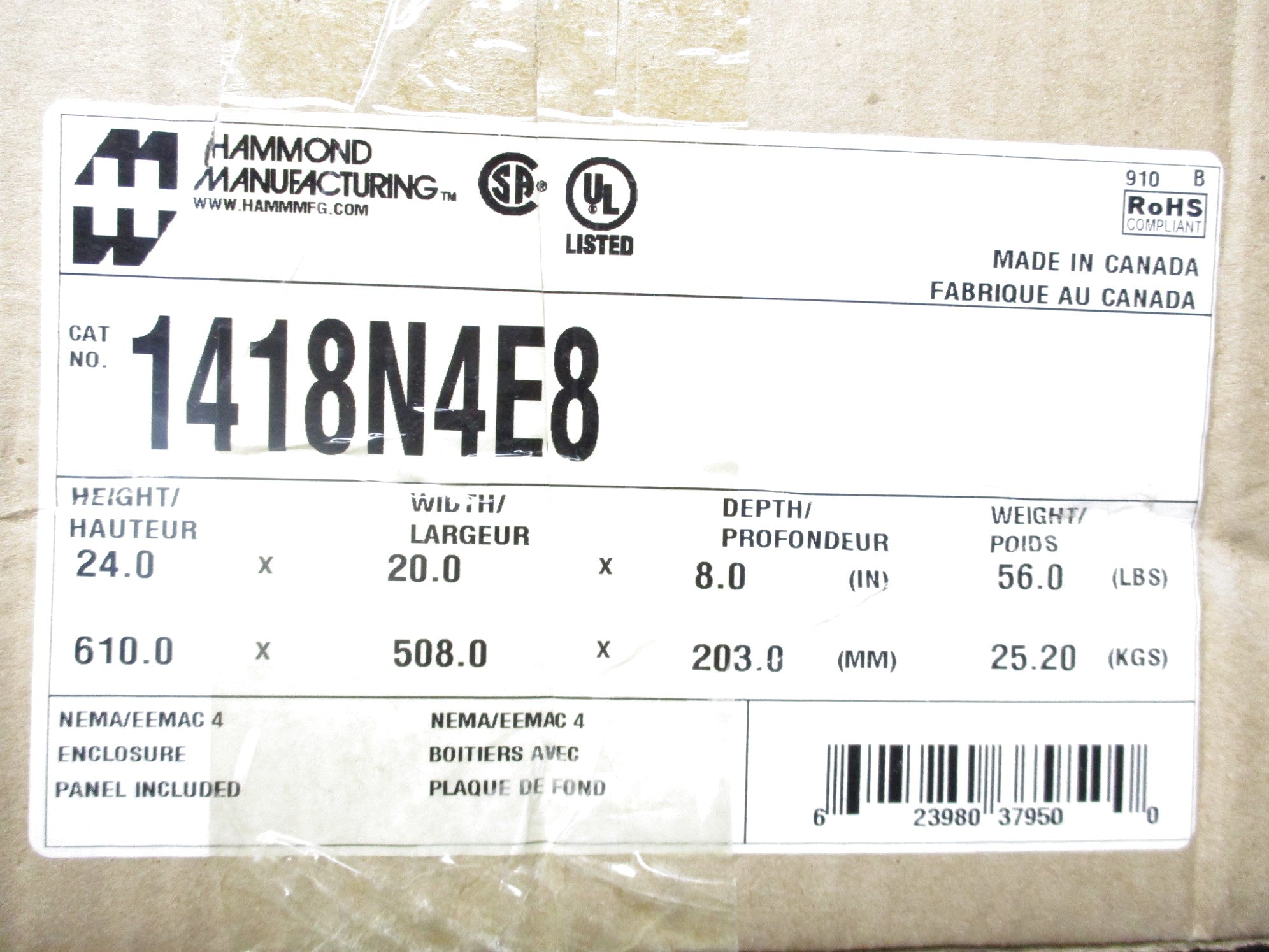 HAMMOND 1418N4E8 NSMP