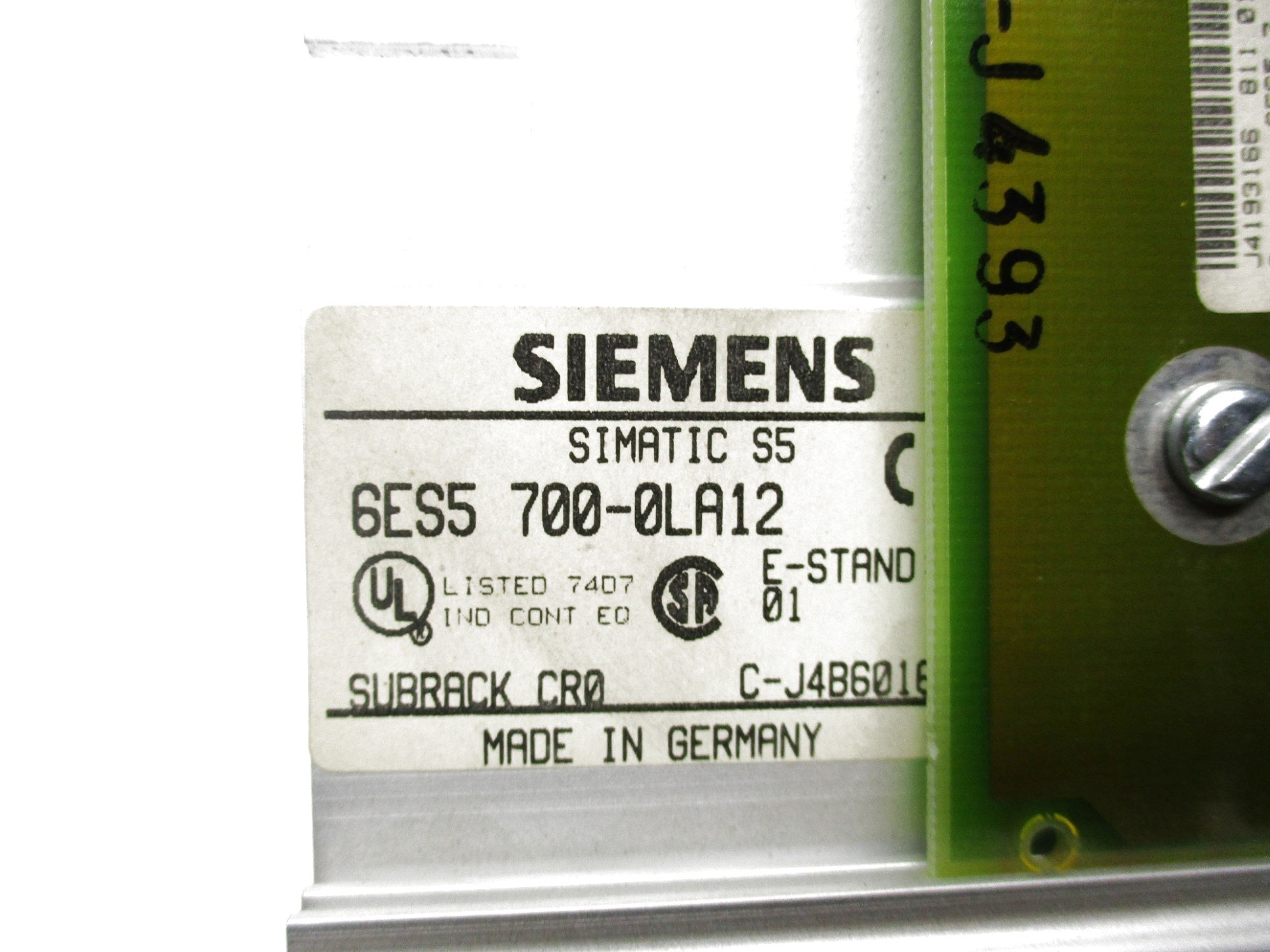 SIEMENS 6ES5-700-0LA12 UNMP