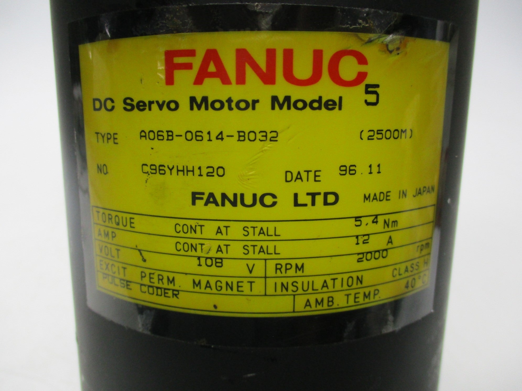 FANUC A06B-0614-B032 UNMP