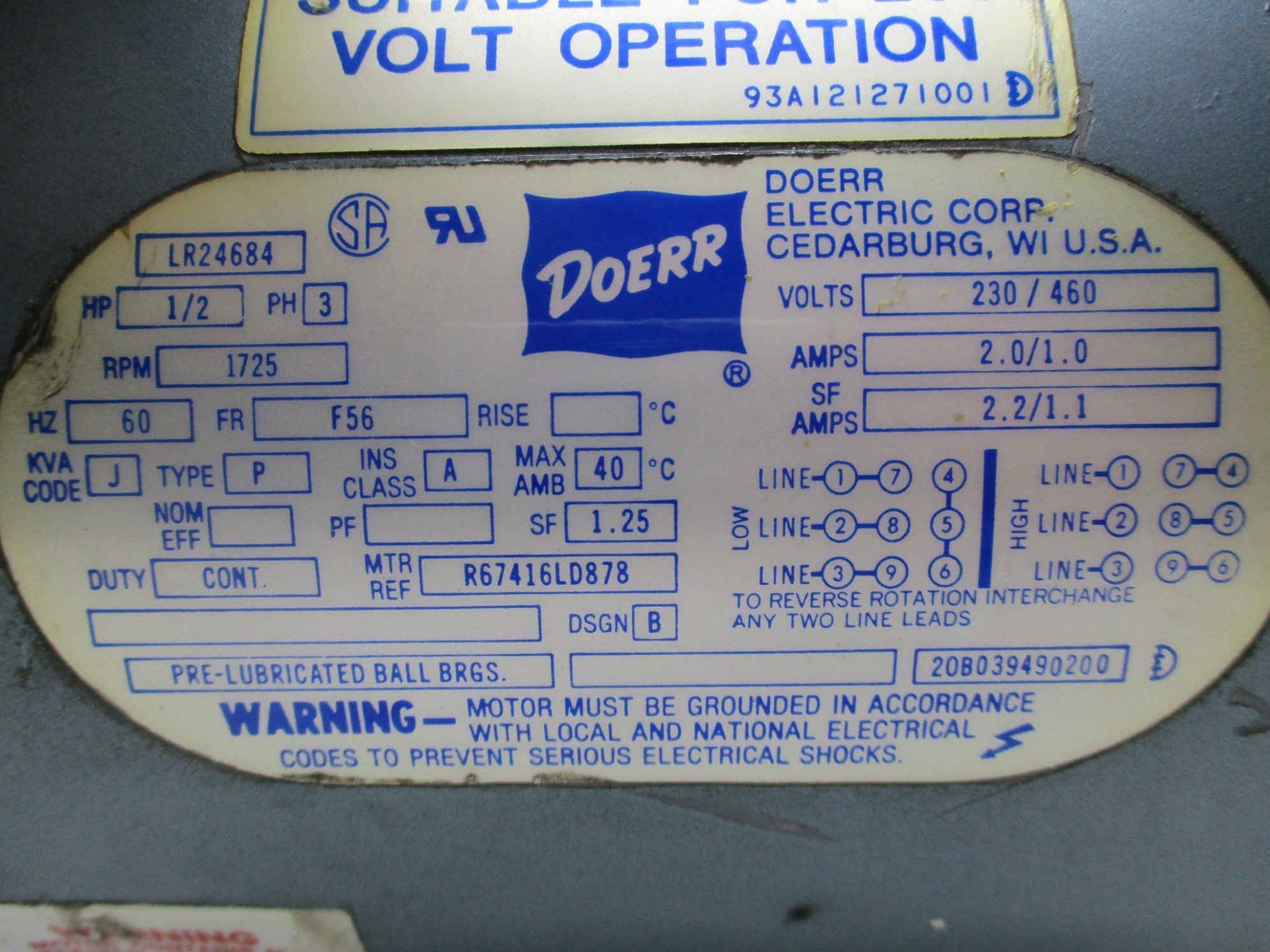 DOERR LR24684 UNMP