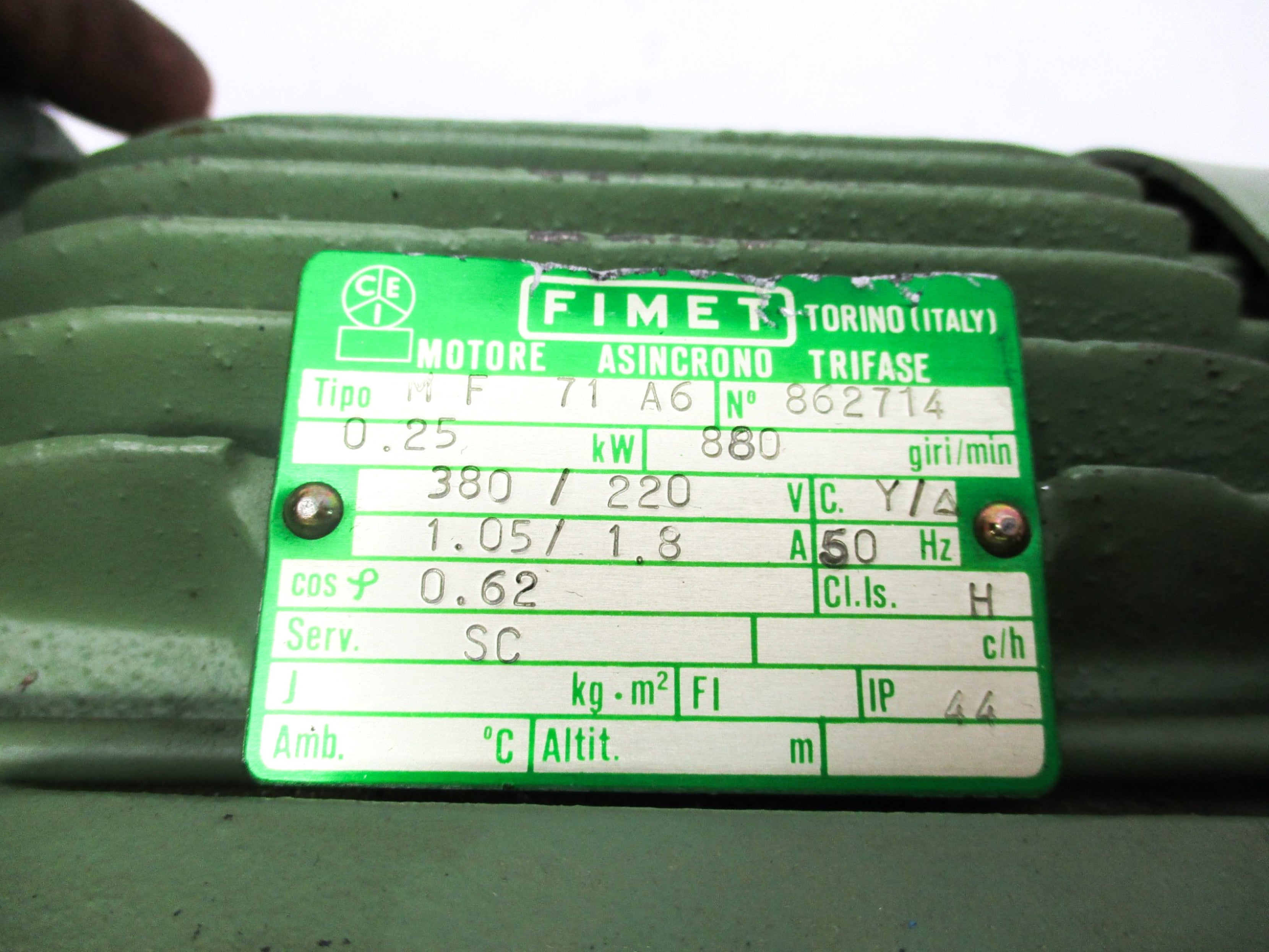 FIMET MF-71-A6 ( AS PICTURED) UNMP