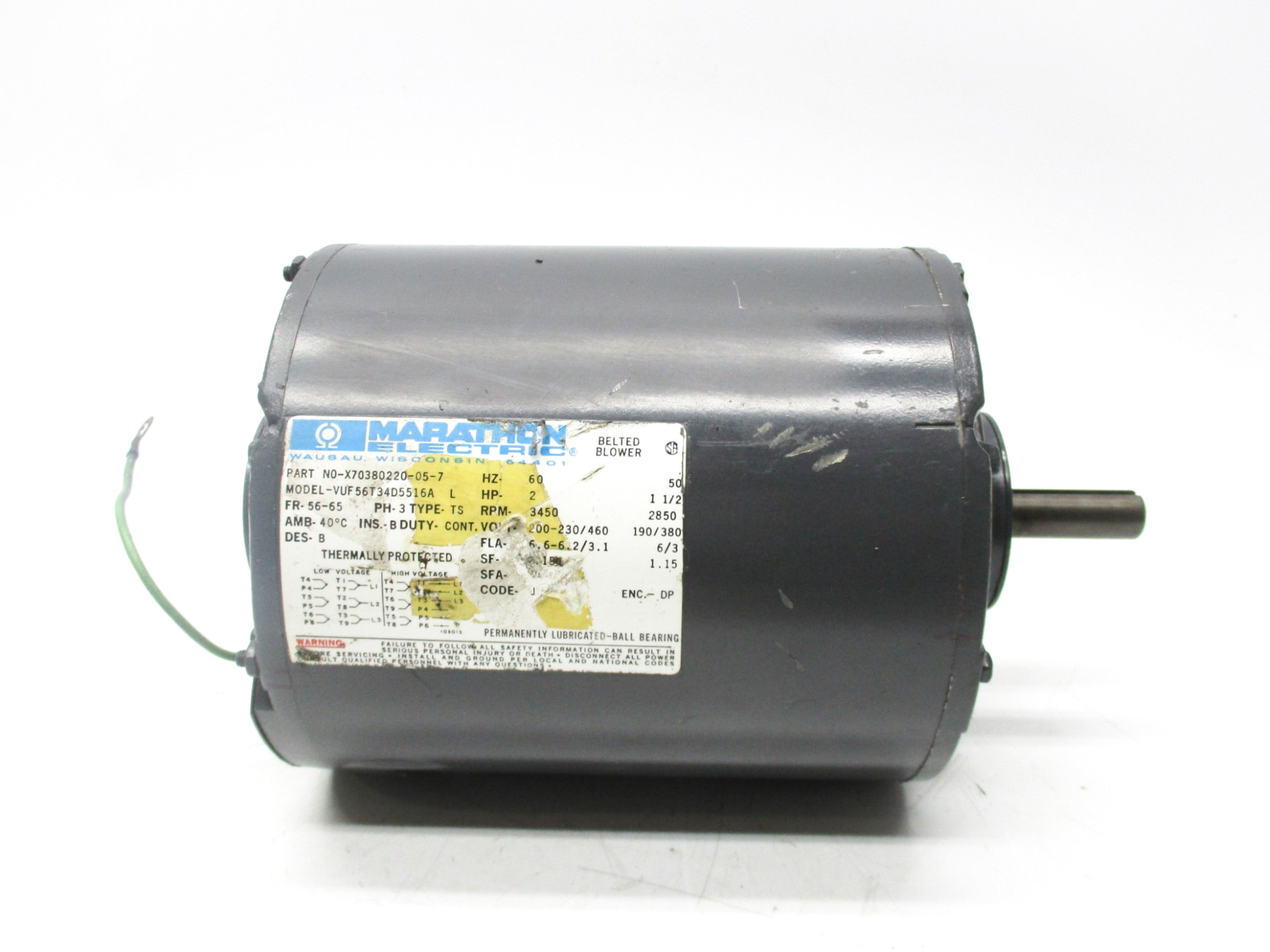MARATHON ELECTRIC X70380220-05-7 UNMP