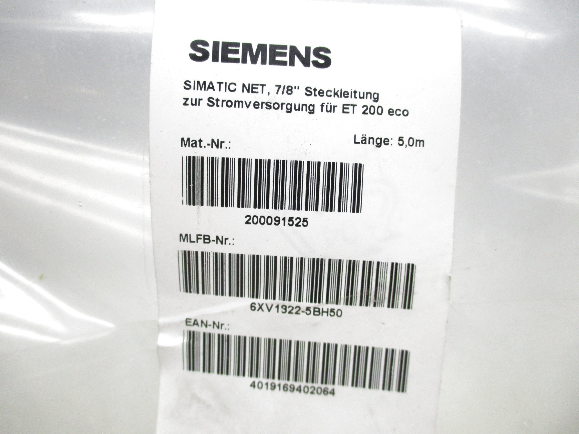 SIEMENS 6XV1822-5BH50 NSMP