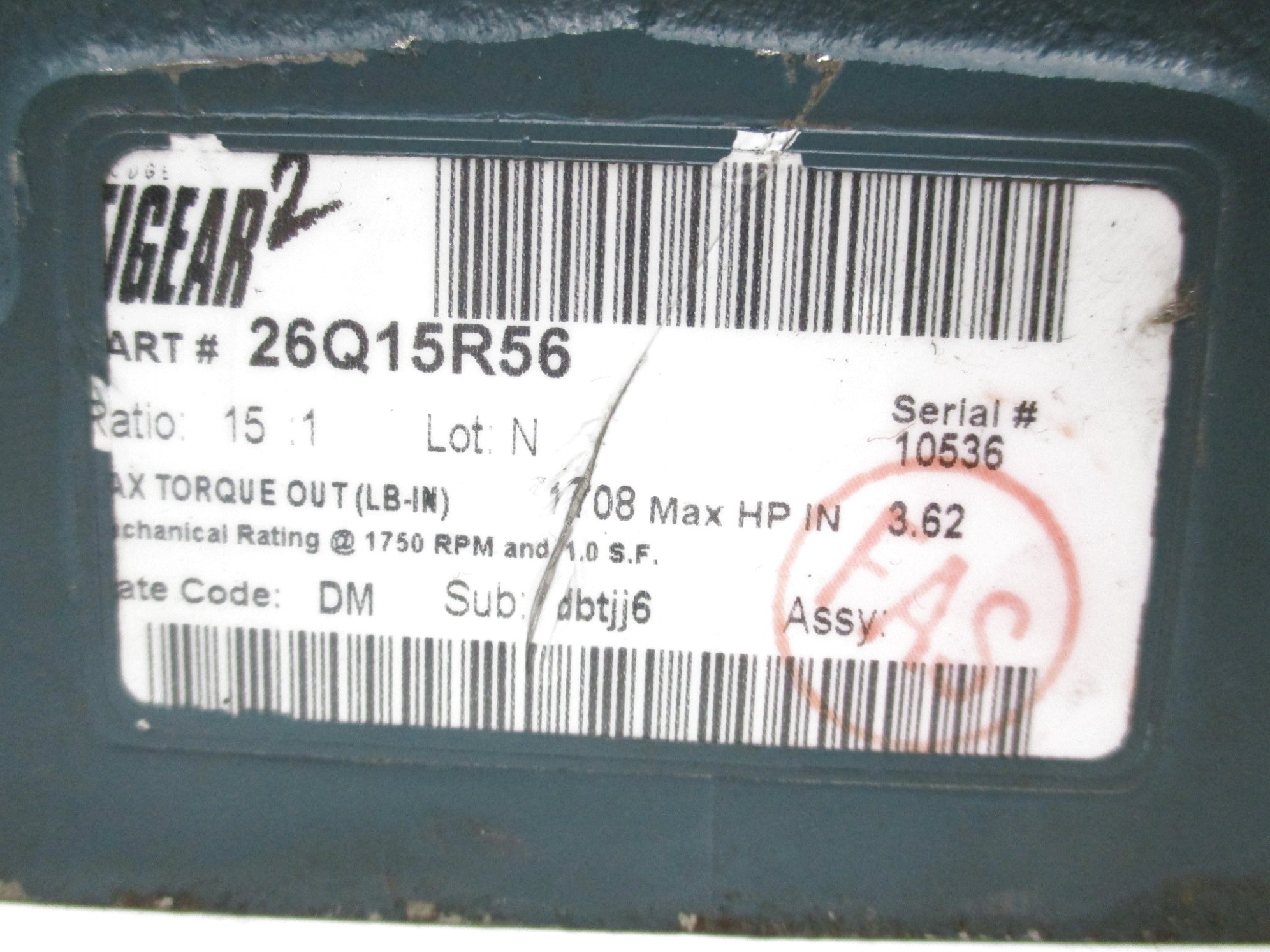 DODGE 26Q15R56 (AS PICTURED) UNMP