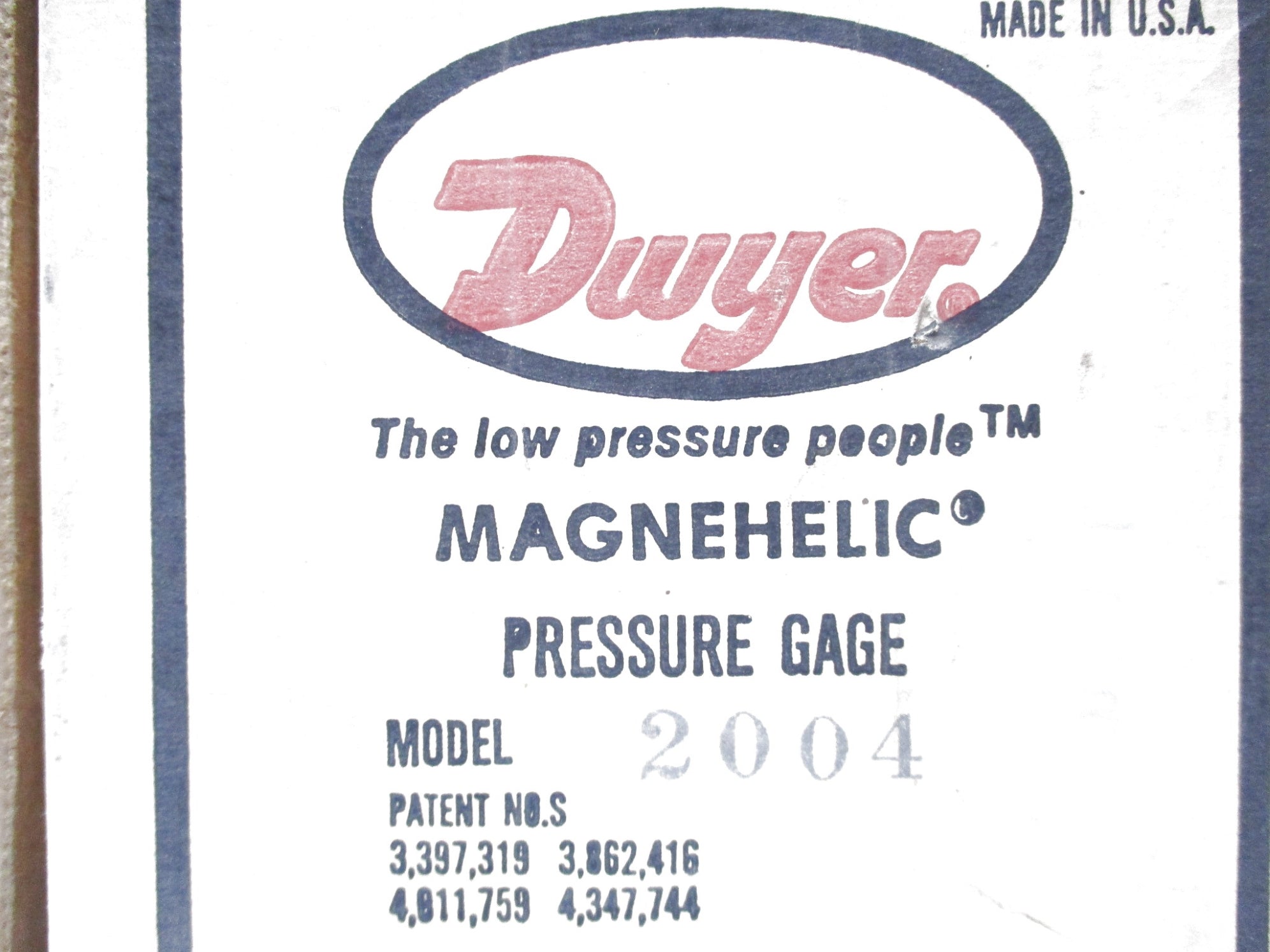 DWYER 2004C NSMP