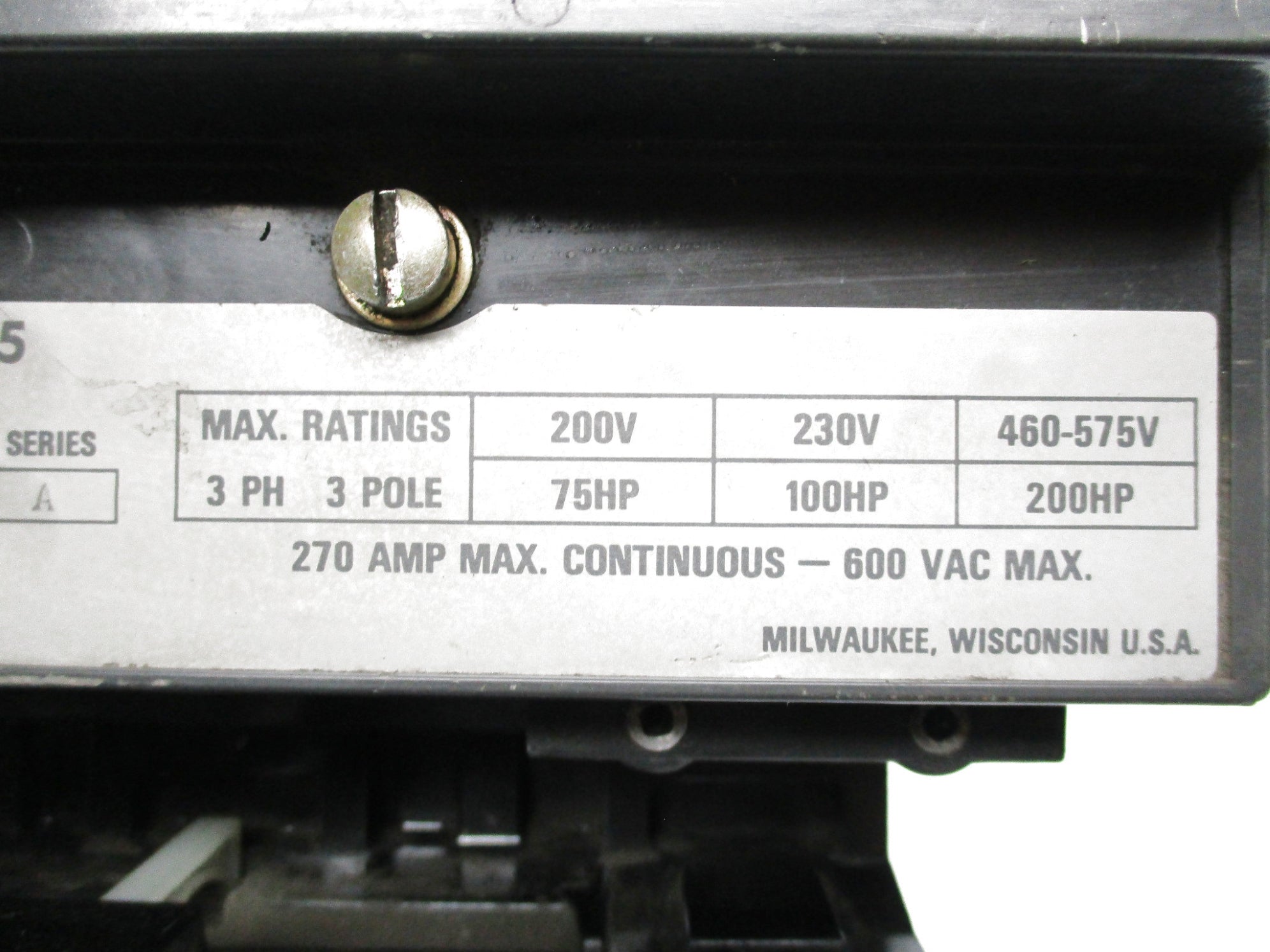 ALLEN BRADLEY 500-FOD930 SER. A UNMP