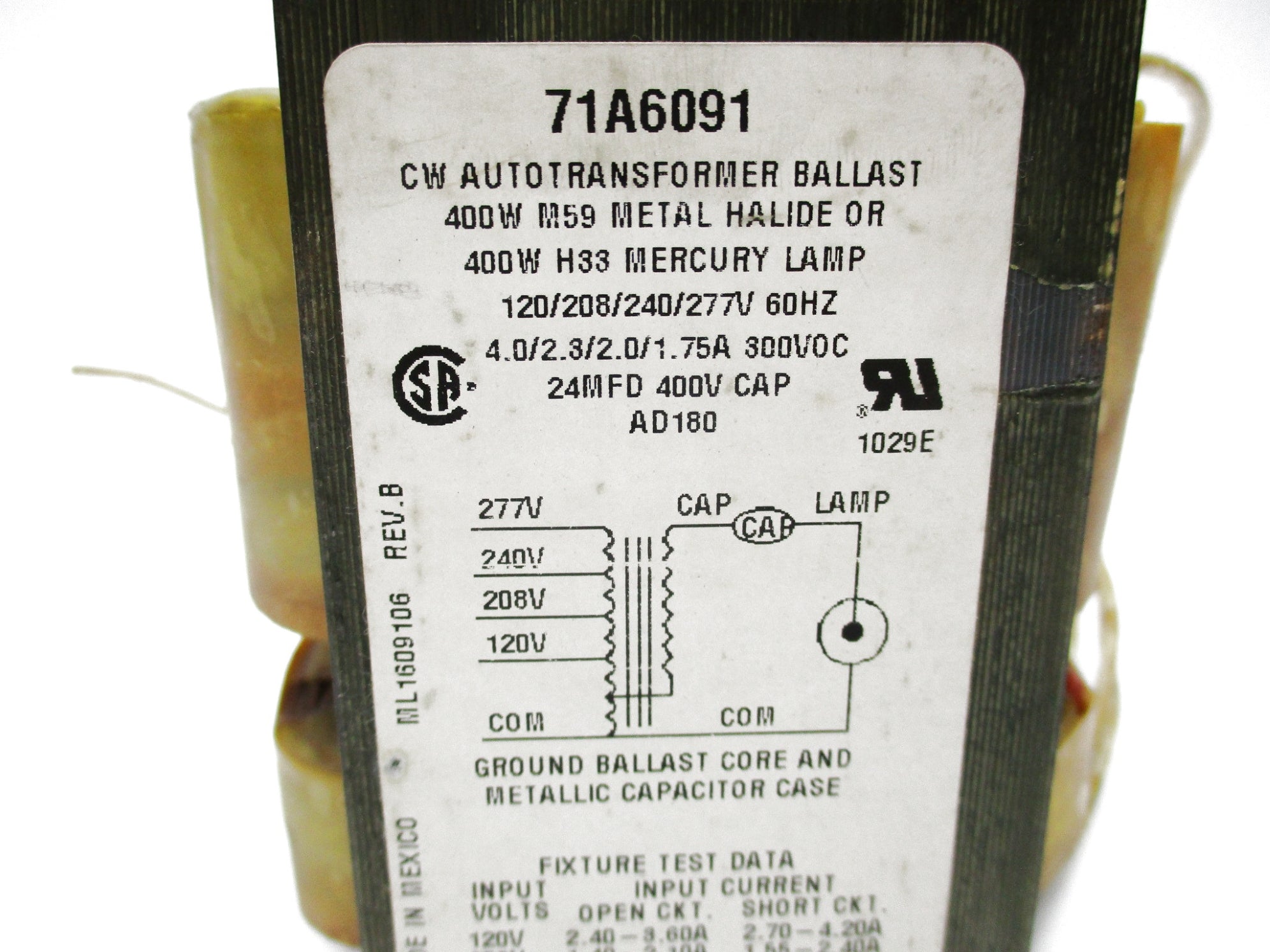ADVANCE 71A6091 UNMP