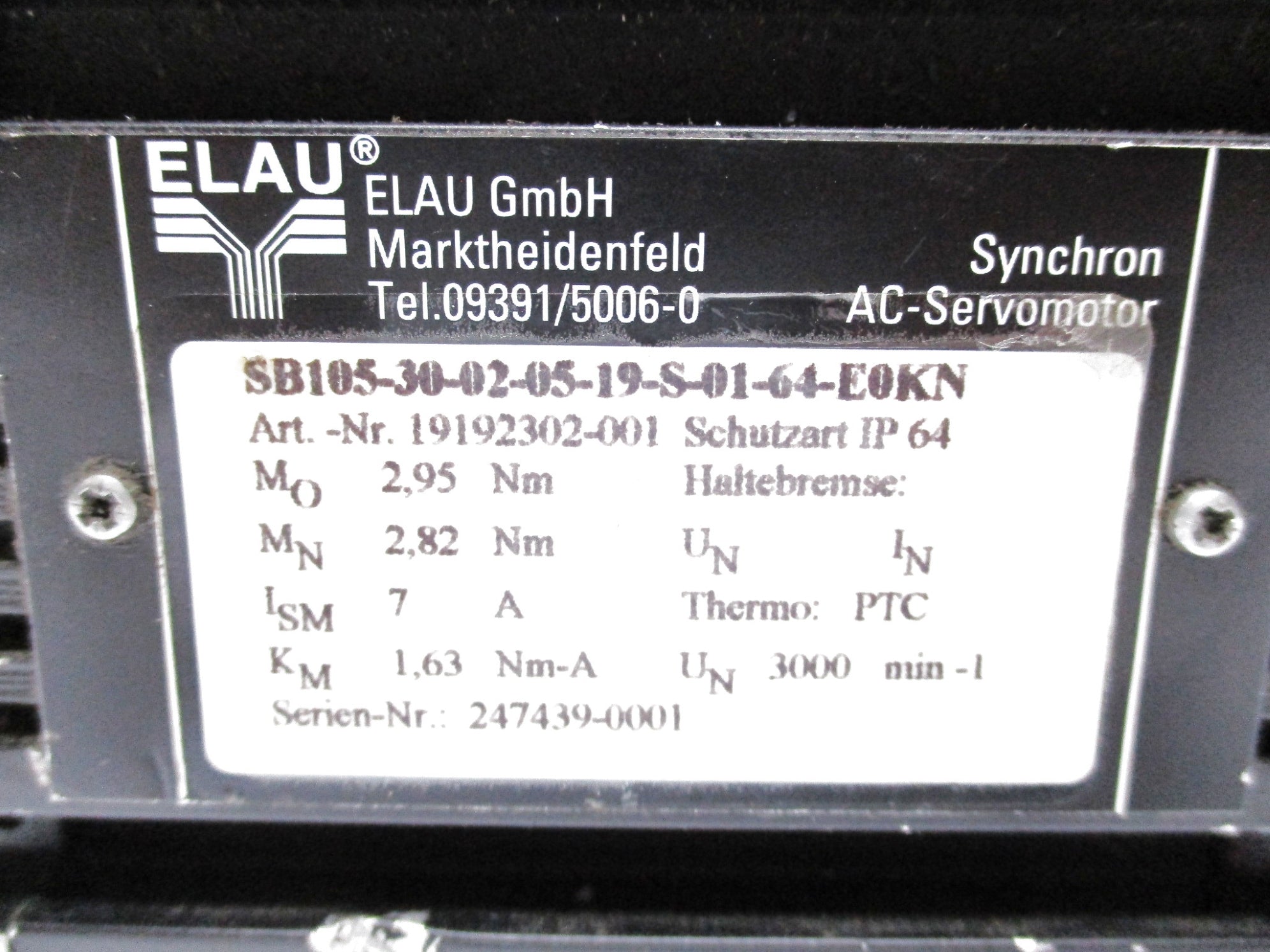 ELAU SB105-30-02-05-19-S-01-64-E0KN UNMP