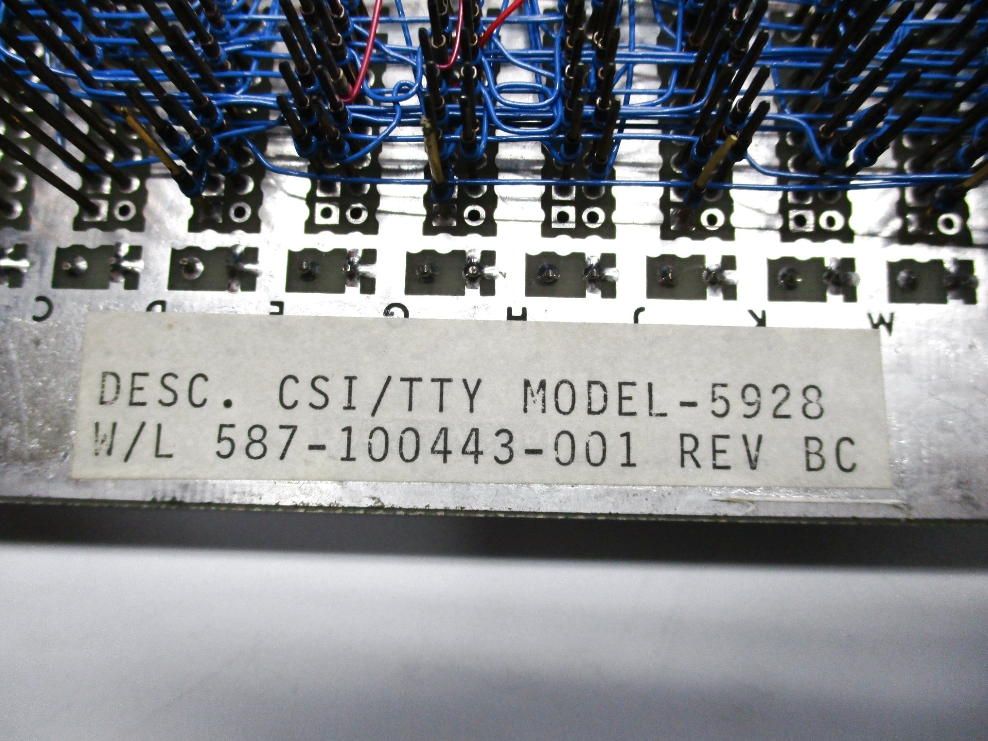 MODCOMP 587-100443-001 REV. BC UNMP