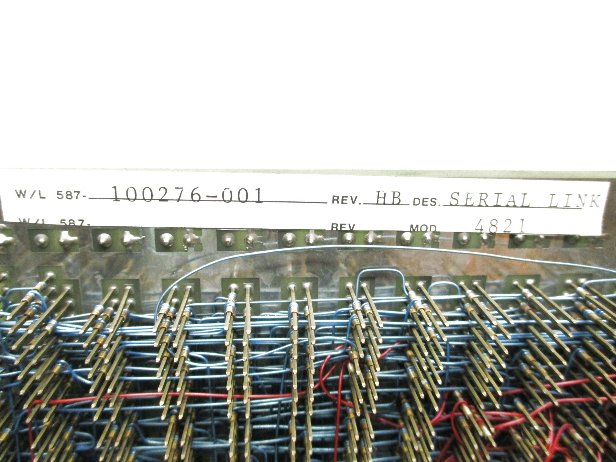 MODCOMP 587-100276-001 REV. HB UNMP