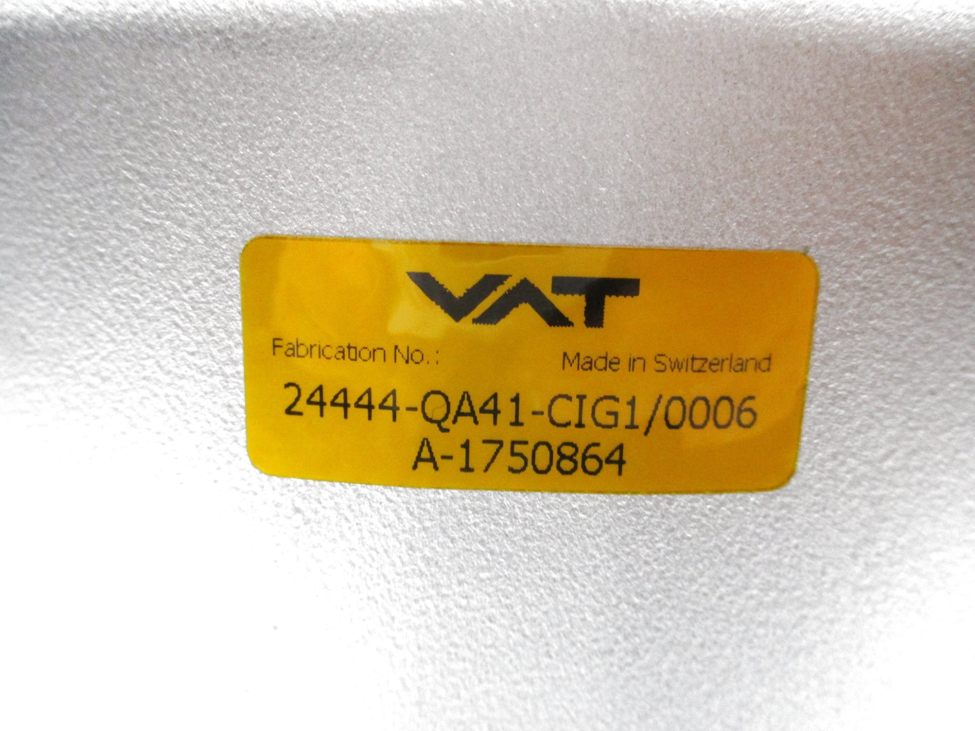 VAT 24444-QA41-CIG1/0006A-1750864 NSNP