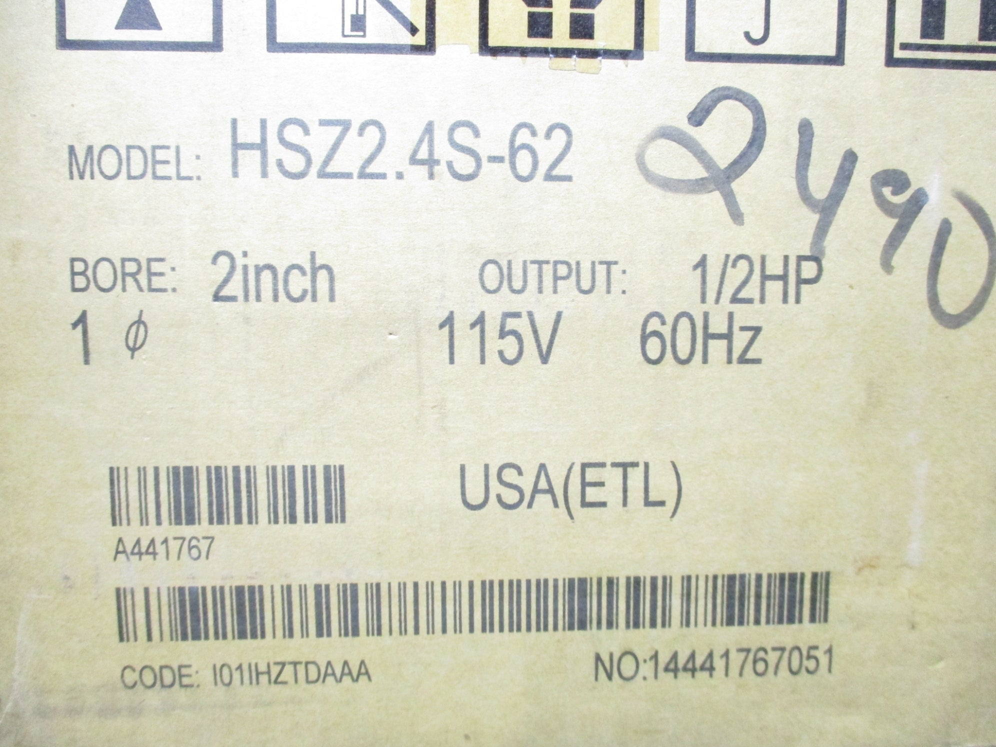 TSURUMI HSZ2.4S-62 NSMP