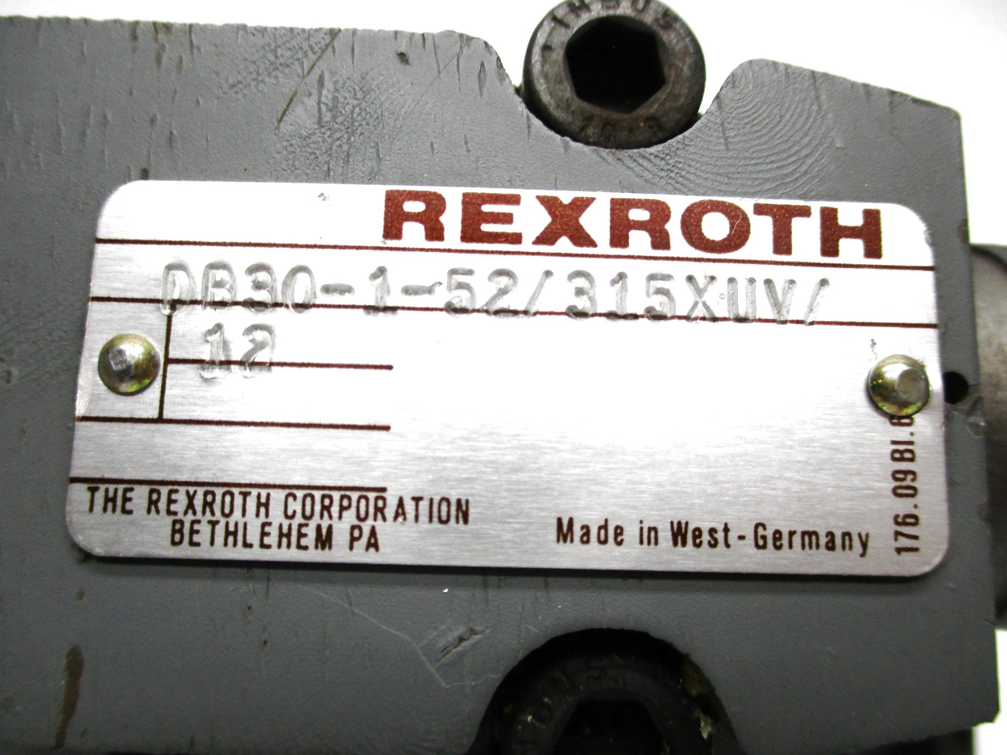 REXROTH DB30-1-52/315XUV/12 UNMP