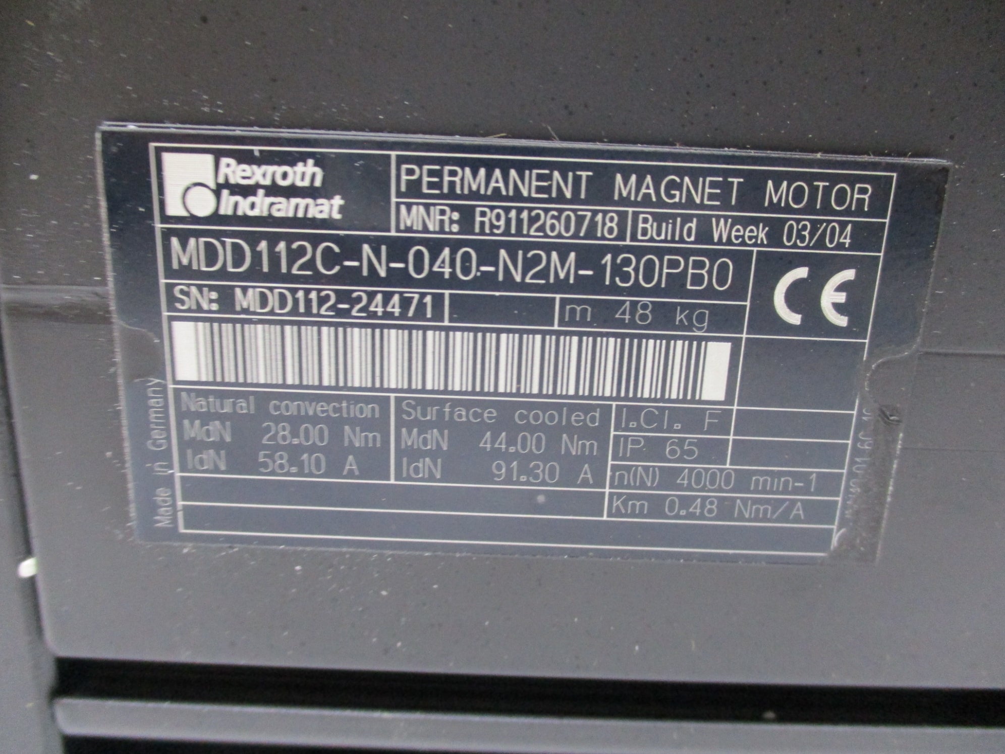 REXROTH MDD112C-N-040-N2M-130PB0 (R911260718) NSNP