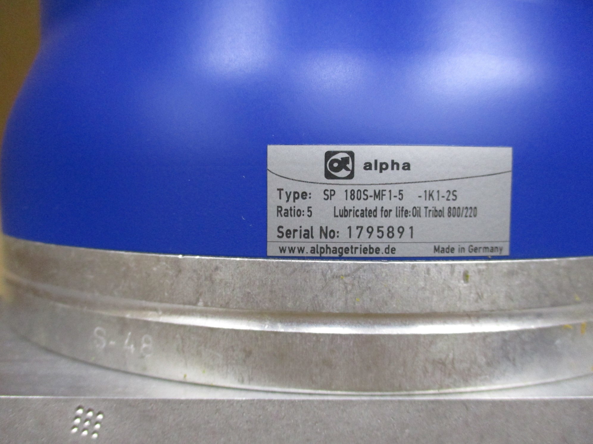 ALPHA SP180S-MF1-5-1K1-2S NSMP