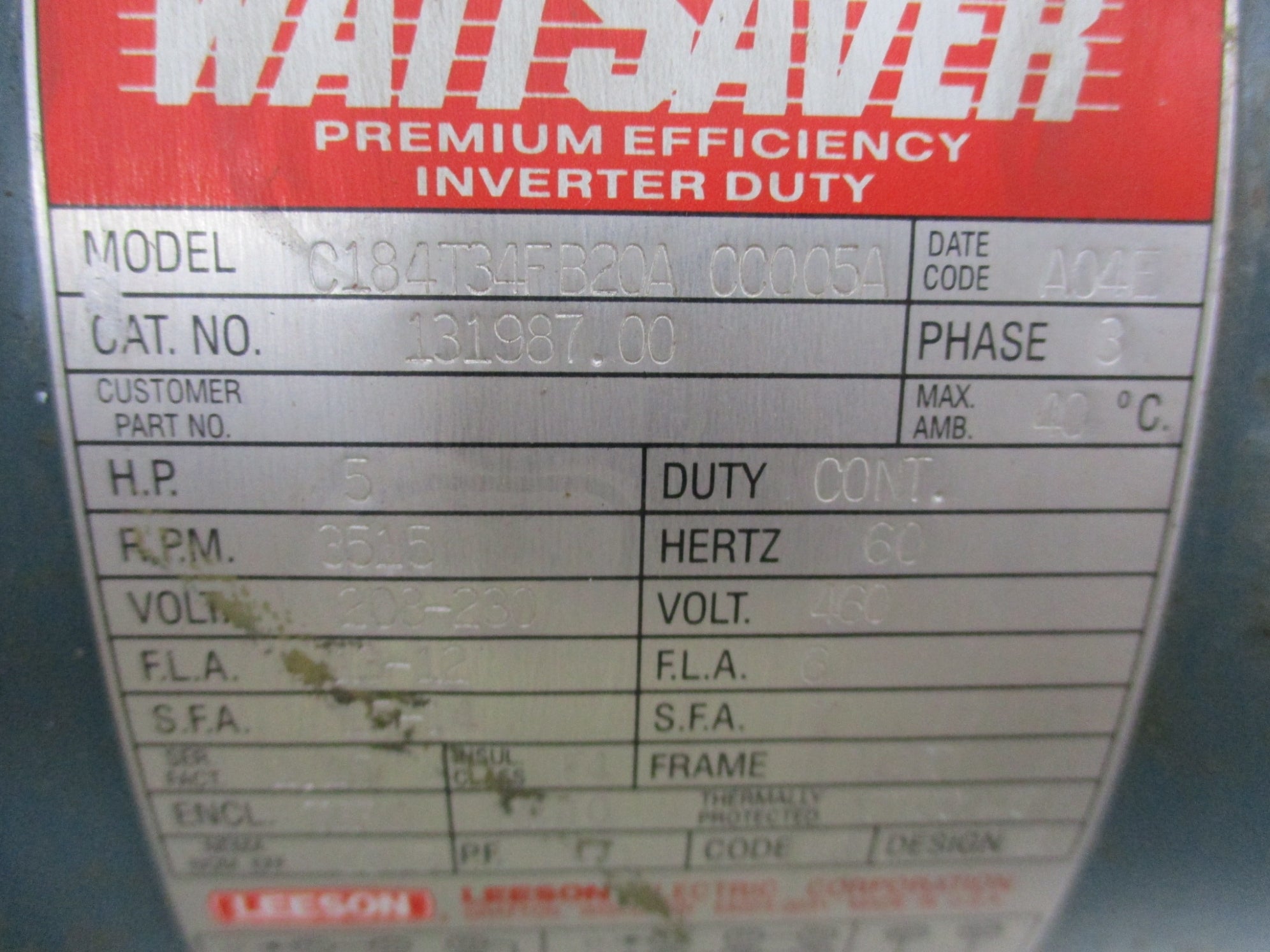 WATTSAVER 131987.00 UNMP
