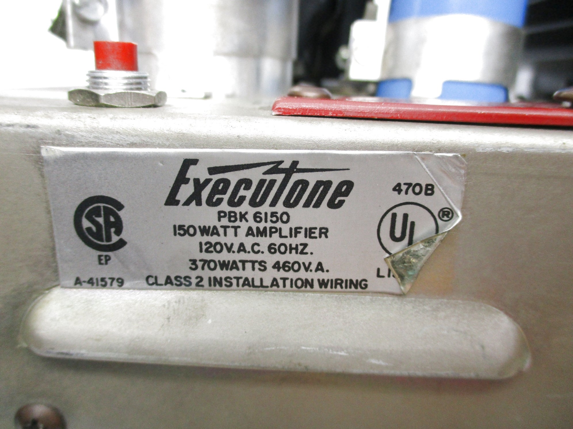 EXECUTONE PBK6150 UNMP