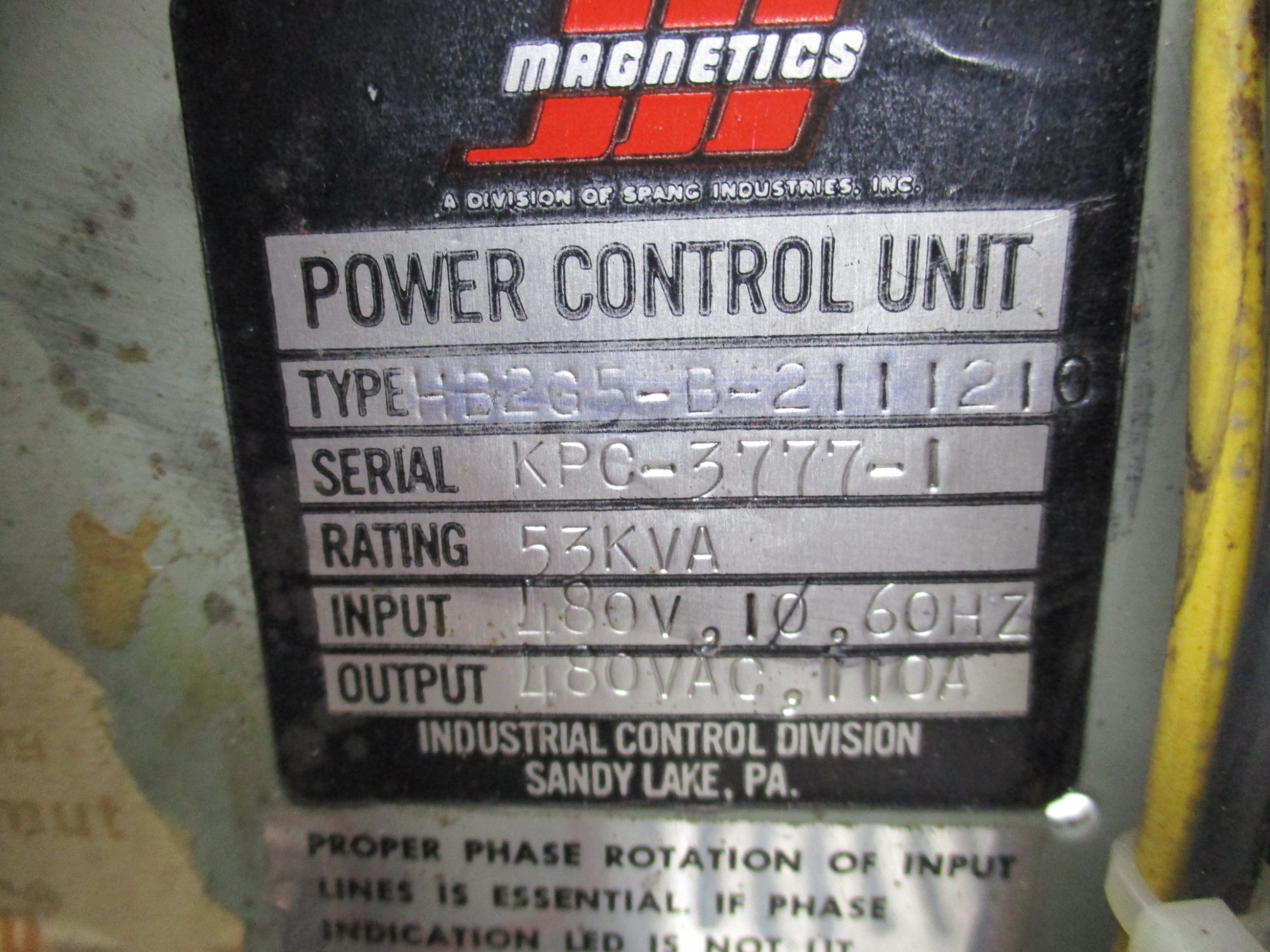 MAGNETICS HB2G5-B-2111210 UNMP