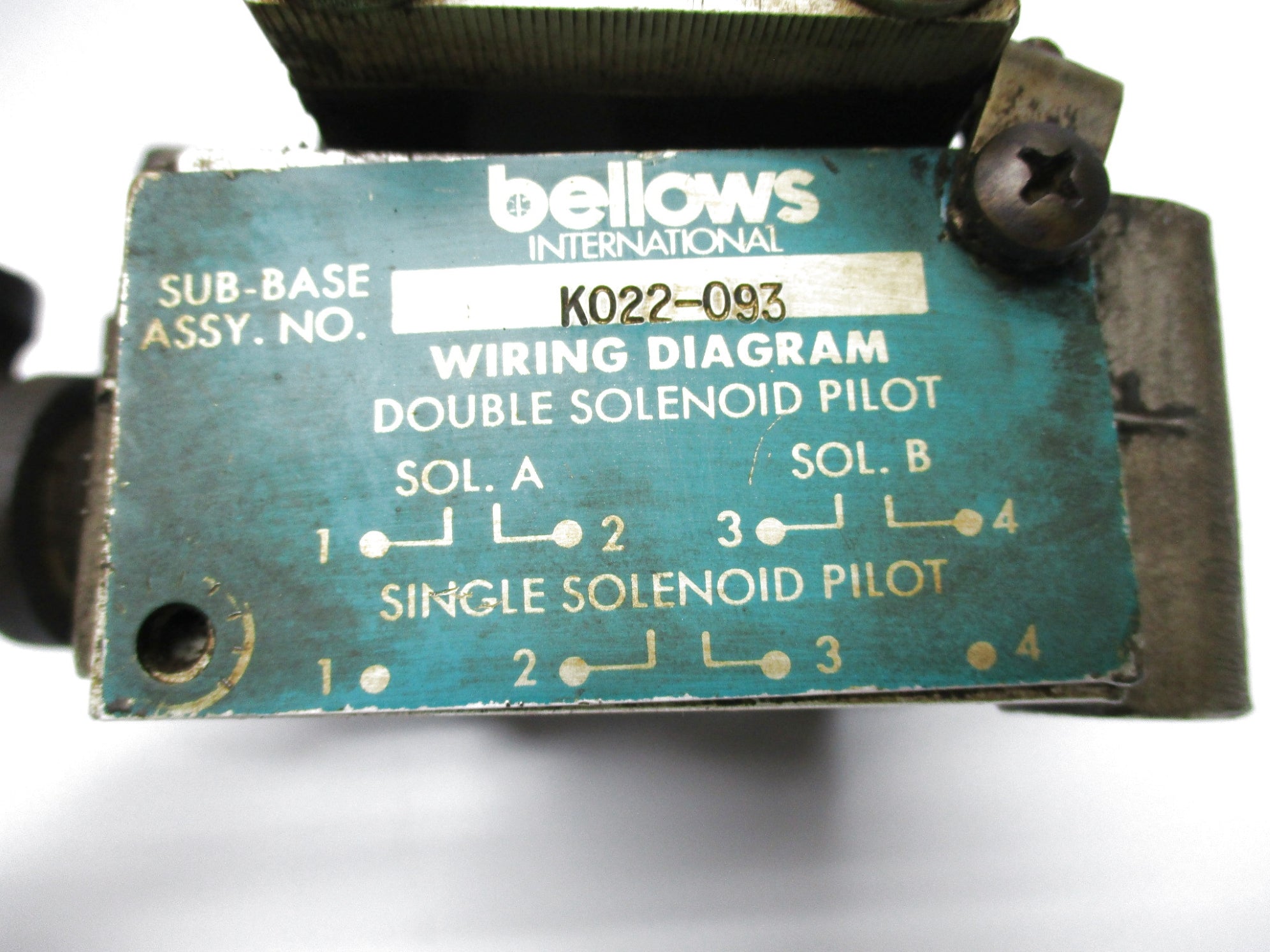 BELLOWS K022-093 UNMP