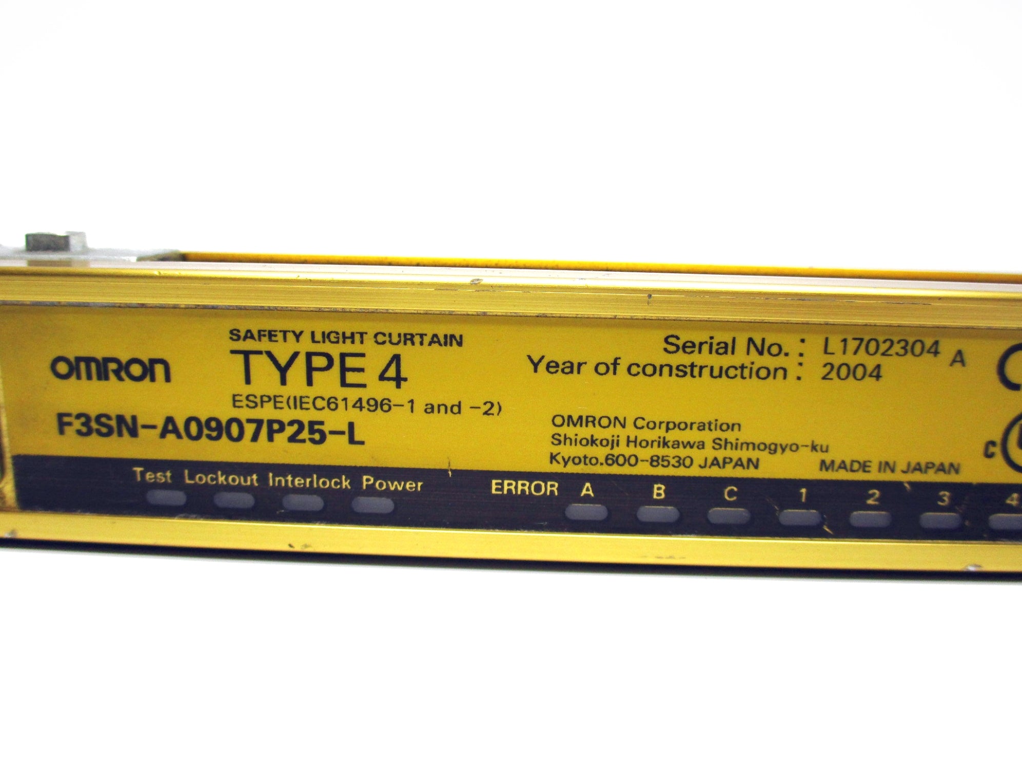 OMRON F3SN-A0907P25-L UNMP