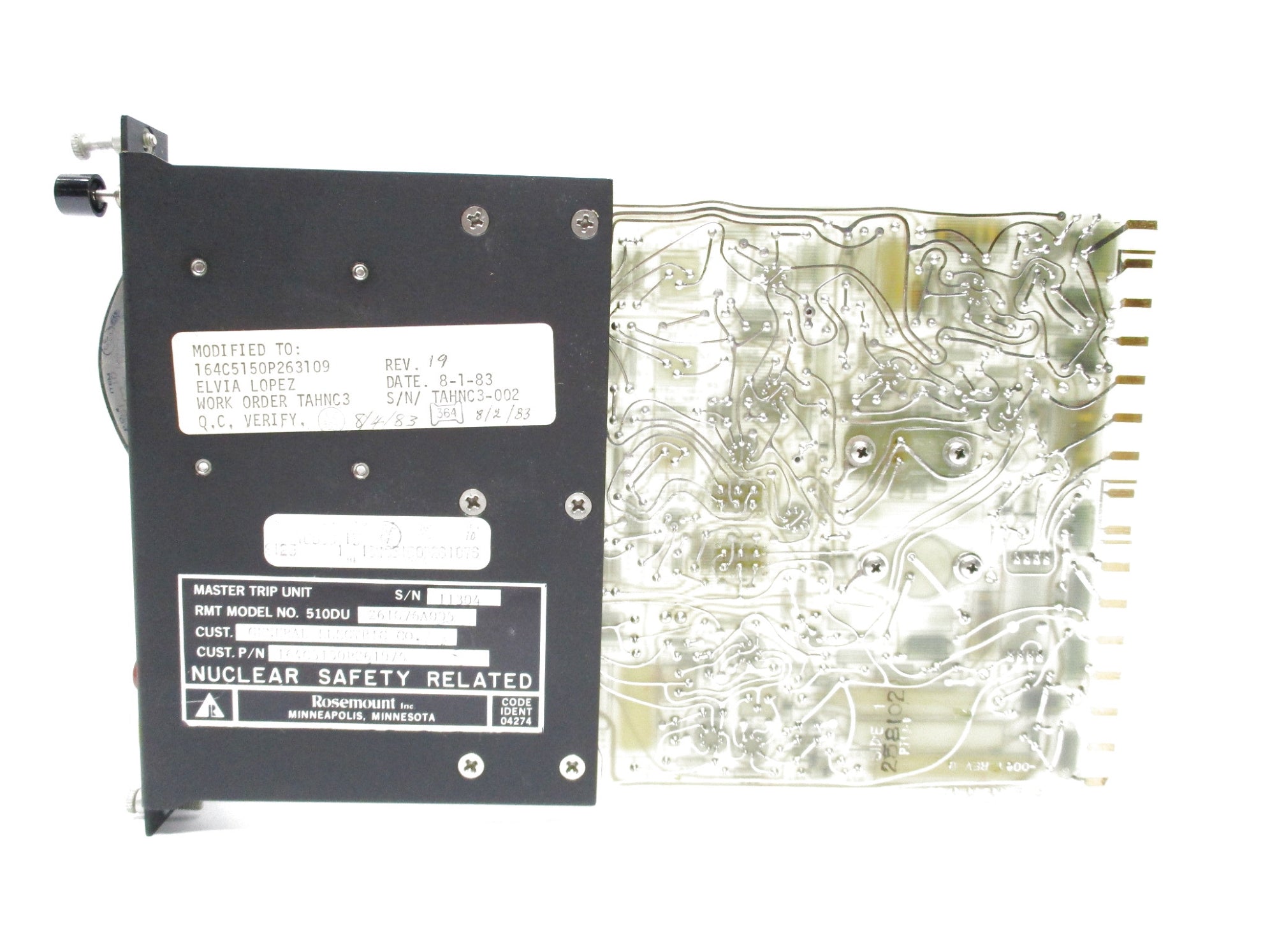ROSEMOUNT 510DU261076A005 (B) UNMP